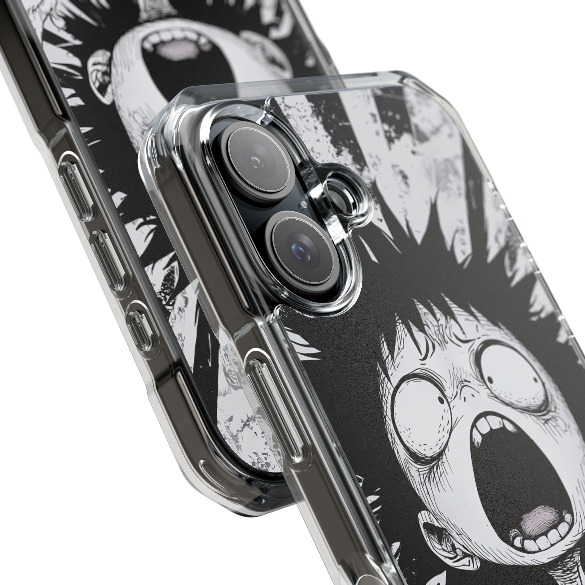 Chaotic Monochrome Scream · Impact Magsafe