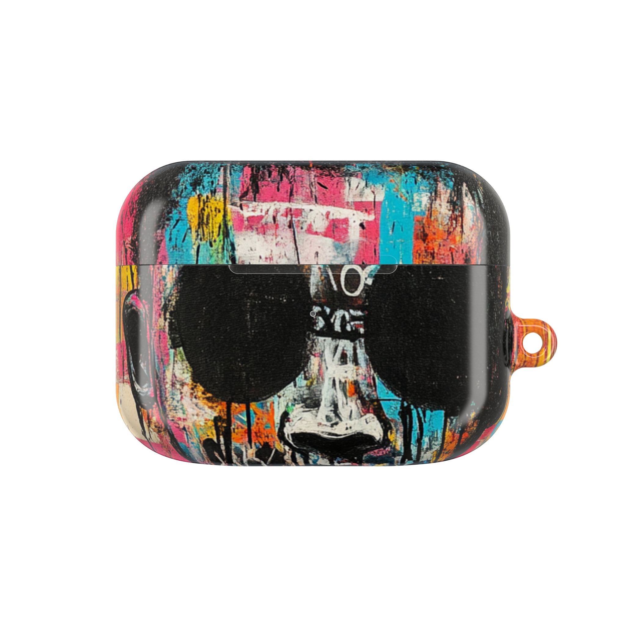 Black Orb Face - AirPods Case