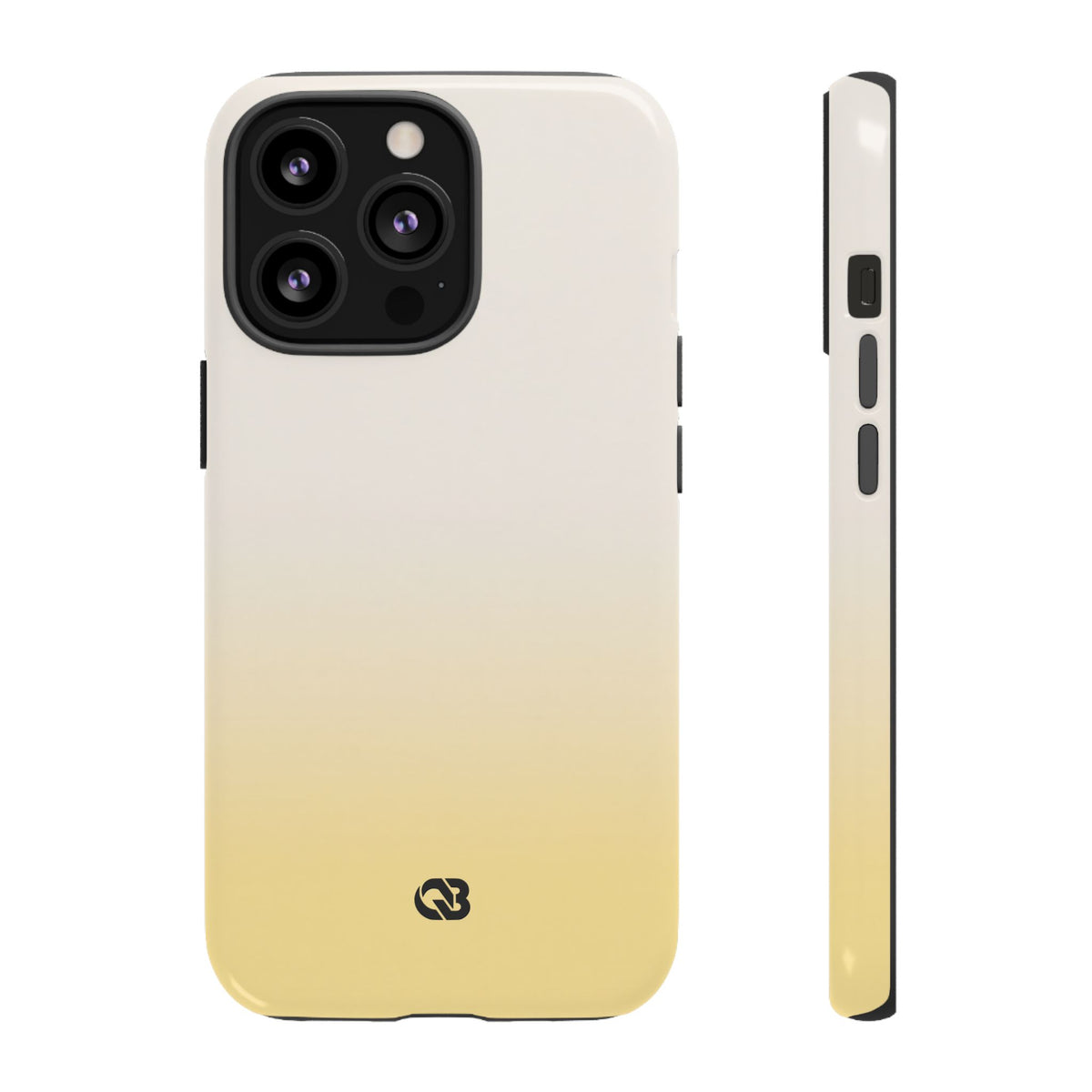 Solar Cream Ombre · Tough Phone Case for iPhone · Yellow