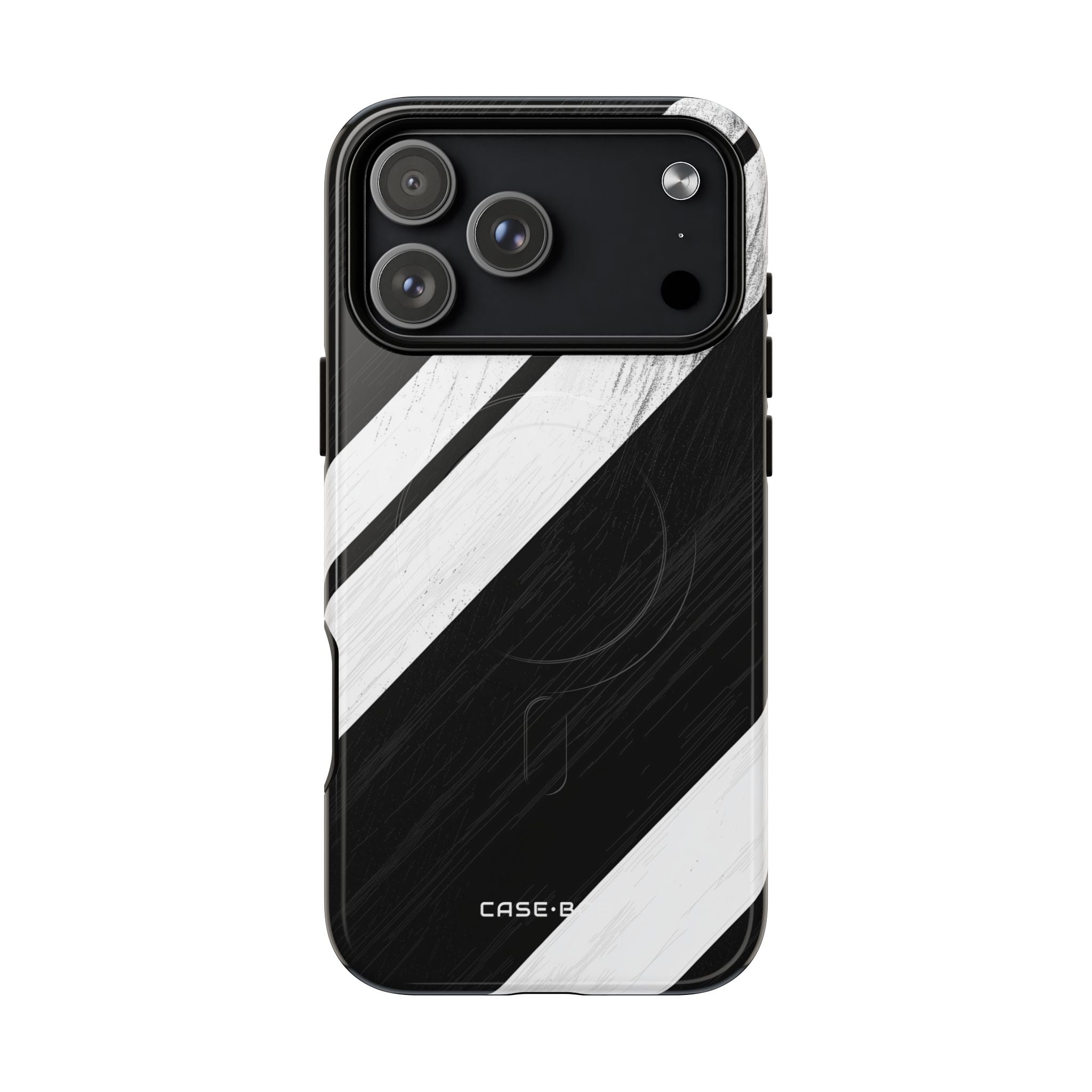 Distressed Stripe Motion iPhone 17 Pro Max Case - Tough+ - CASE•BOB