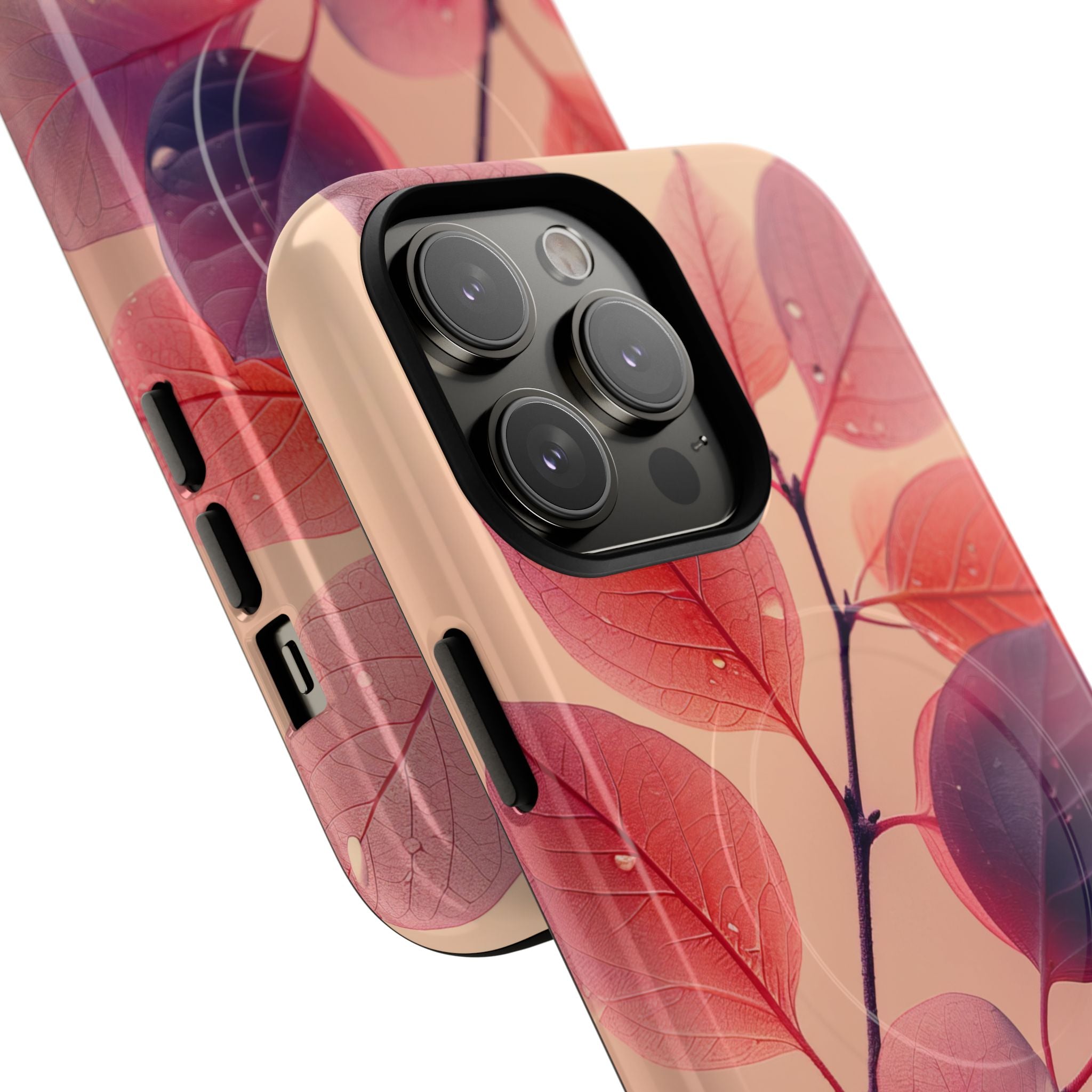 Dewy Magenta Foliage · Tough+ Phone Case for iPhone · Magsafe
