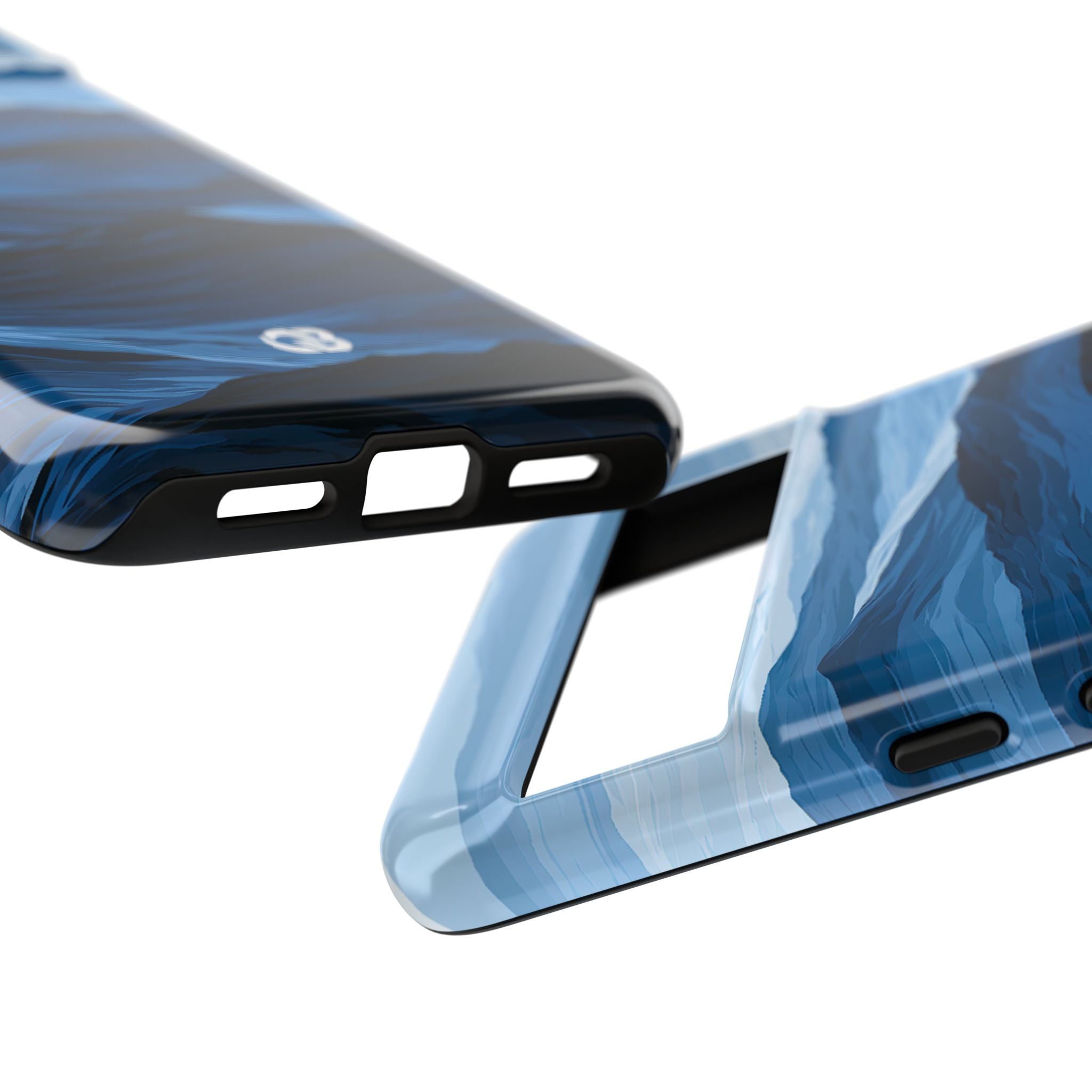 Blue Tough Phone Case for Google Pixel - Cobalt Ridge Tides