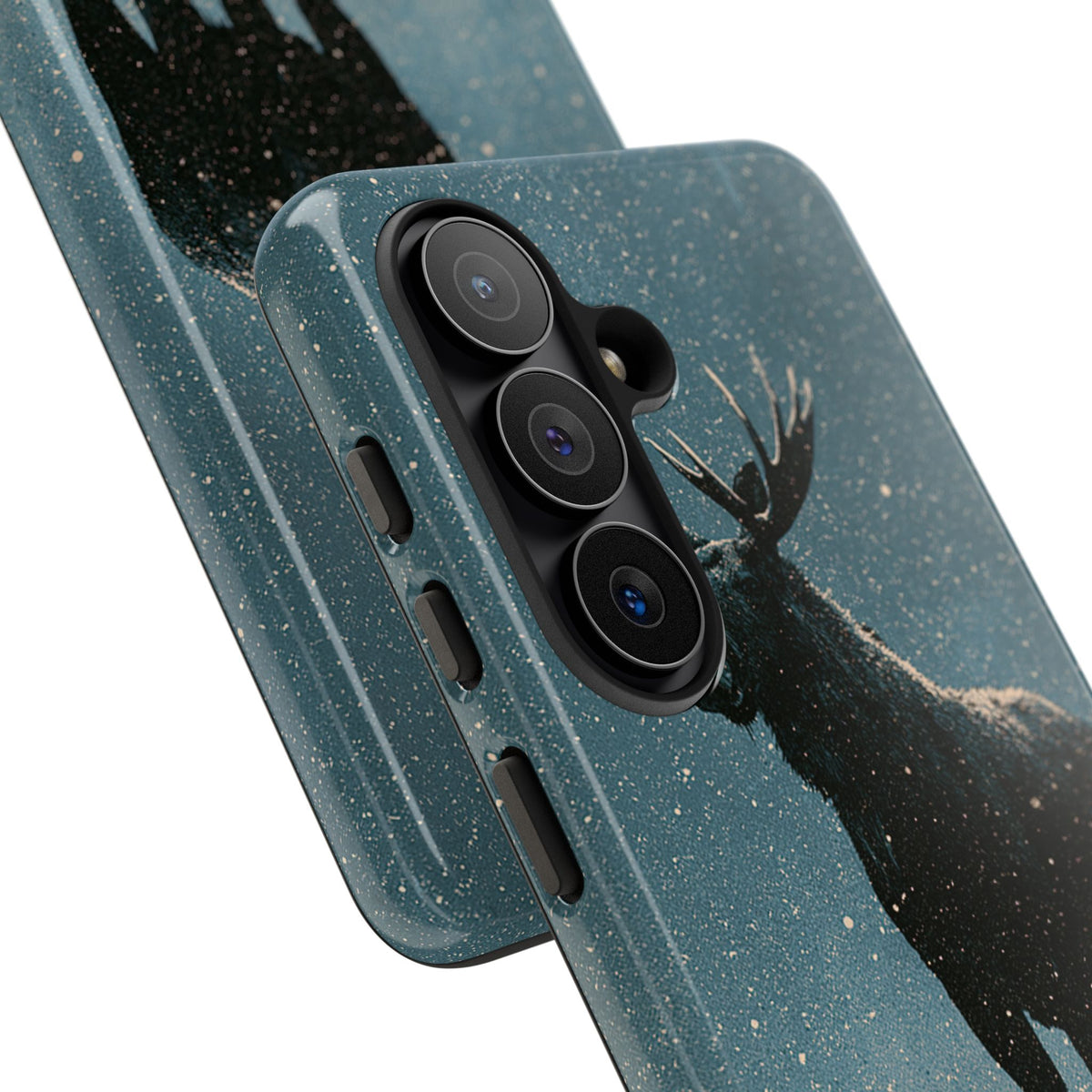 Nordic Boreal Moose · Tough Phone Case for Samsung · Blue