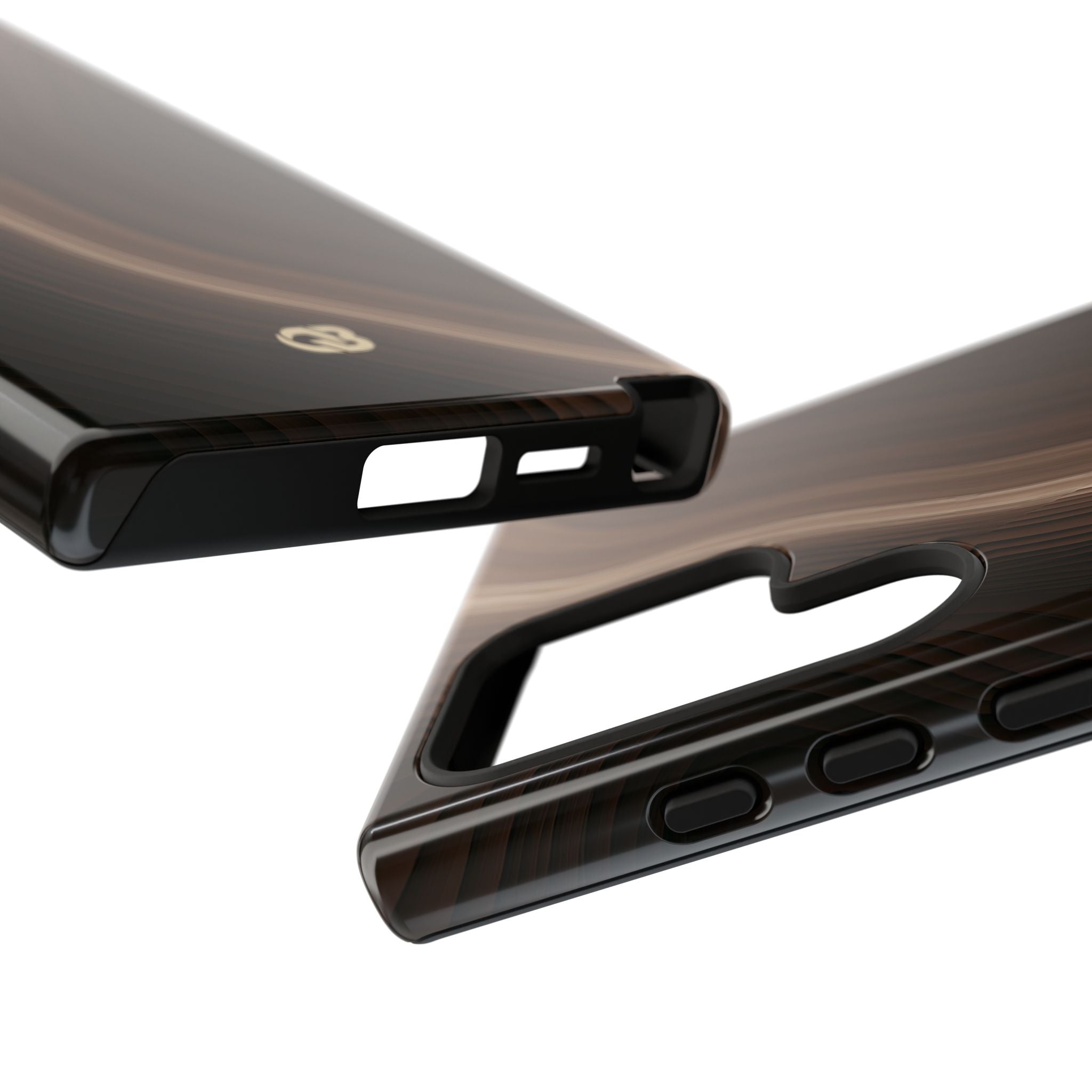 Brown Tough Phone Case for Samsung - Bronzed Canyon Relief