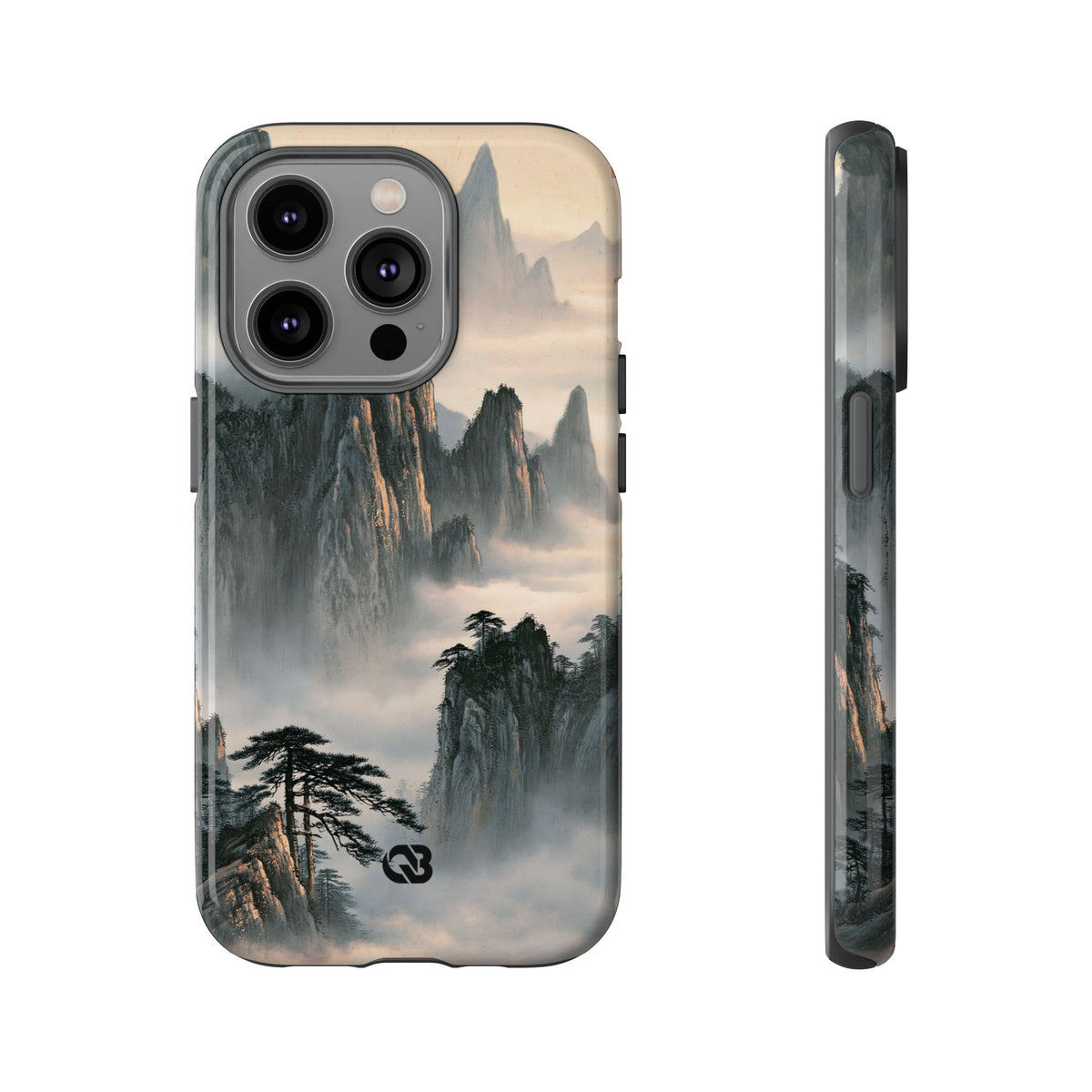 Sacred Mountain Mist · Tough Phone Case for iPhone · Beige