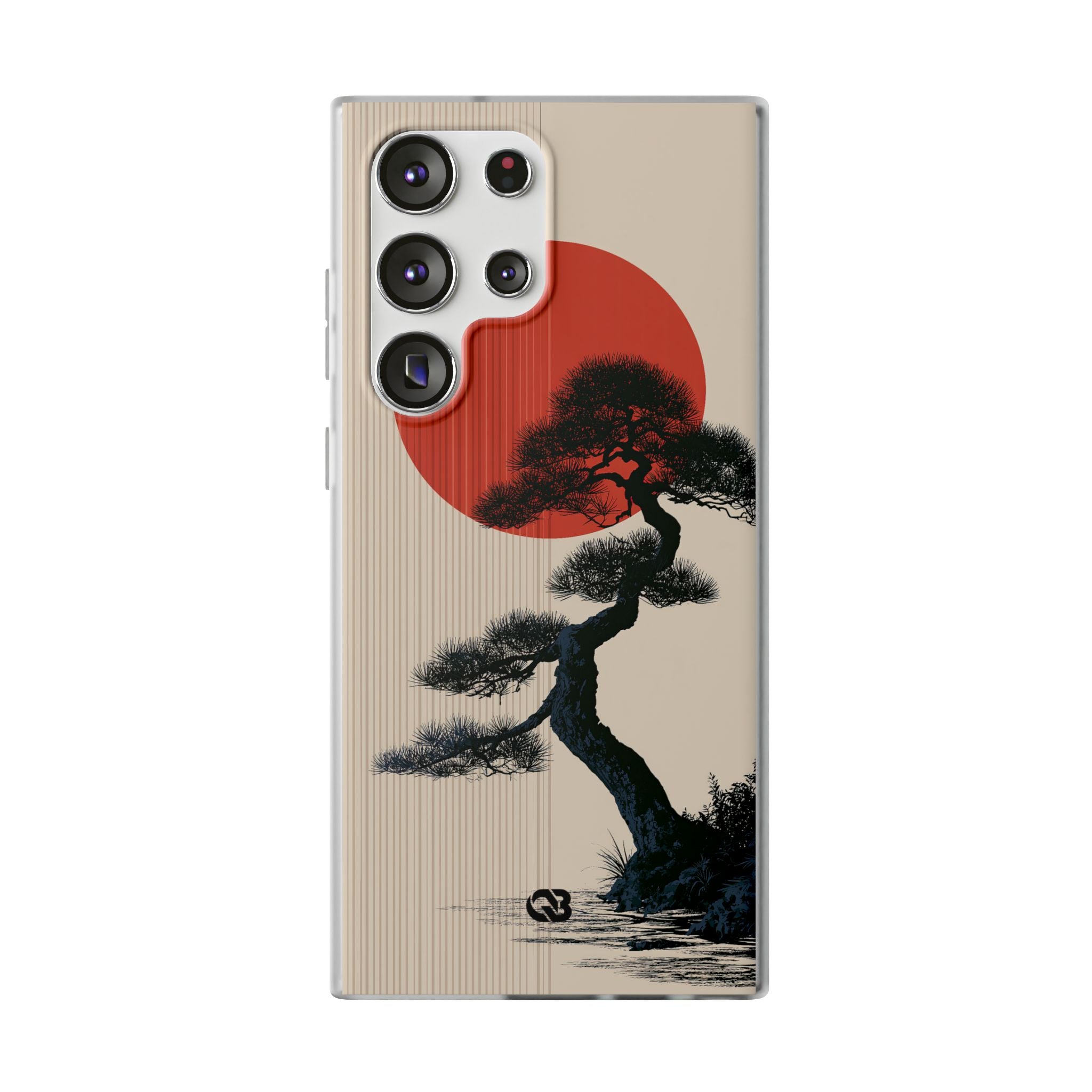 Beige Lite Phone Case for Samsung - Kyoto Crimson Pine
