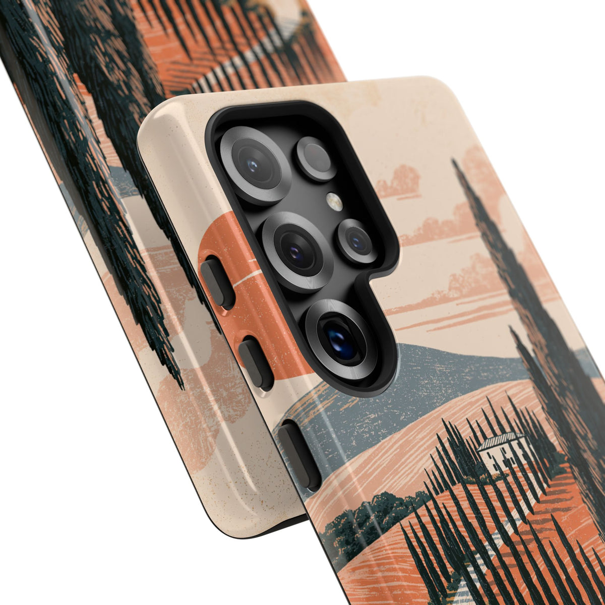 Orange Tough Phone Case for Samsung - Terracotta Ridge Trail