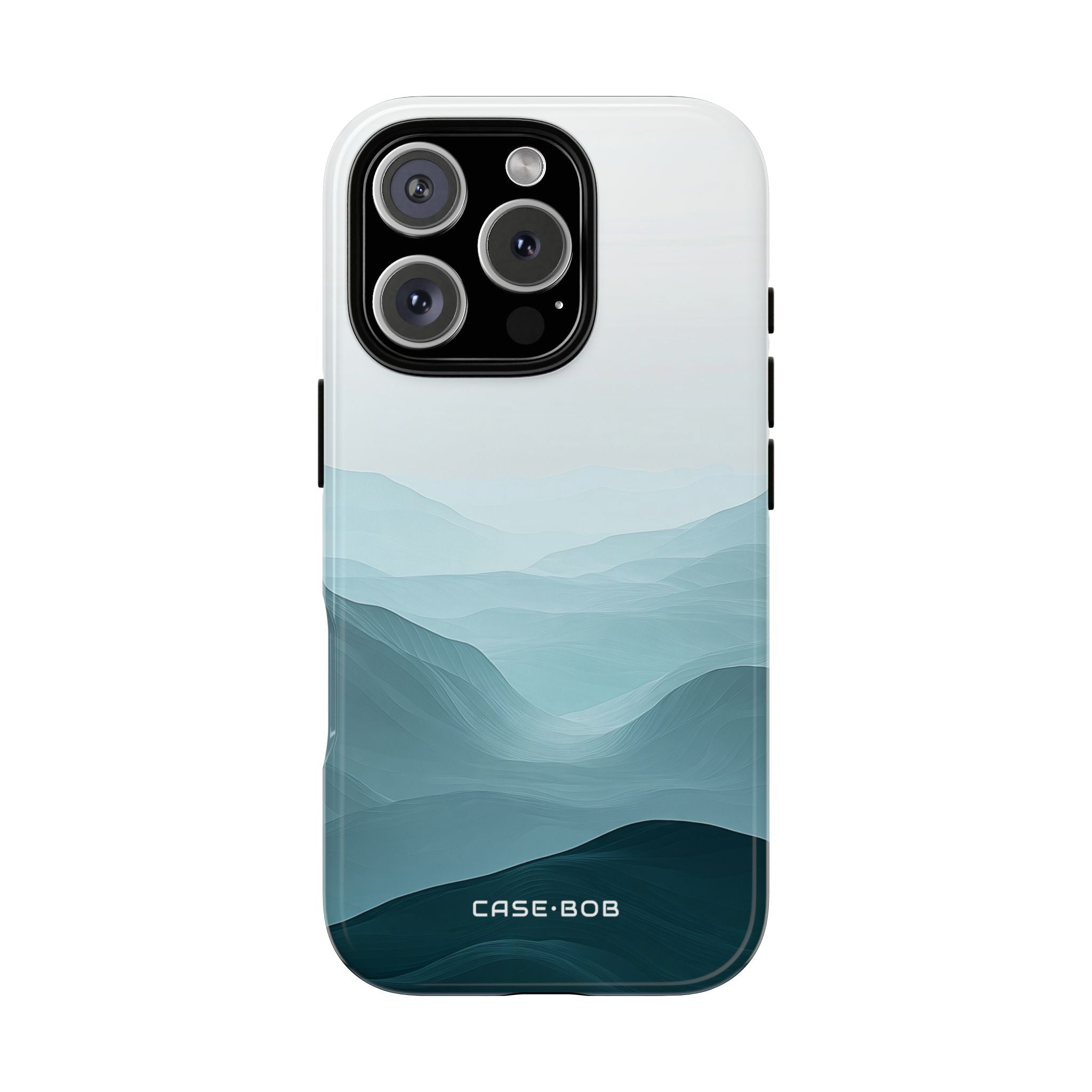 Teal Vein Wave iPhone 16 Pro Case - Tough