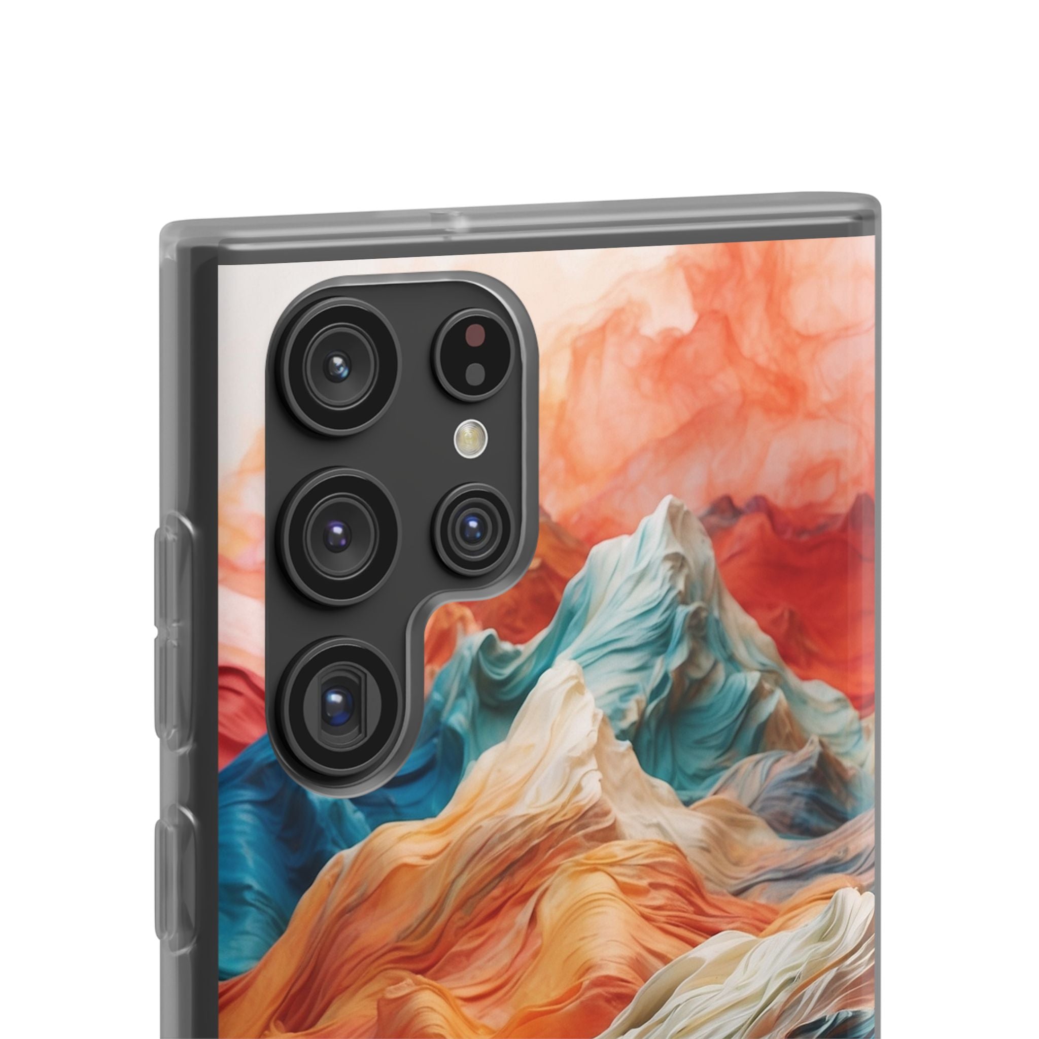 Molten Ridge Flow · Soft Phone Case for Samsung