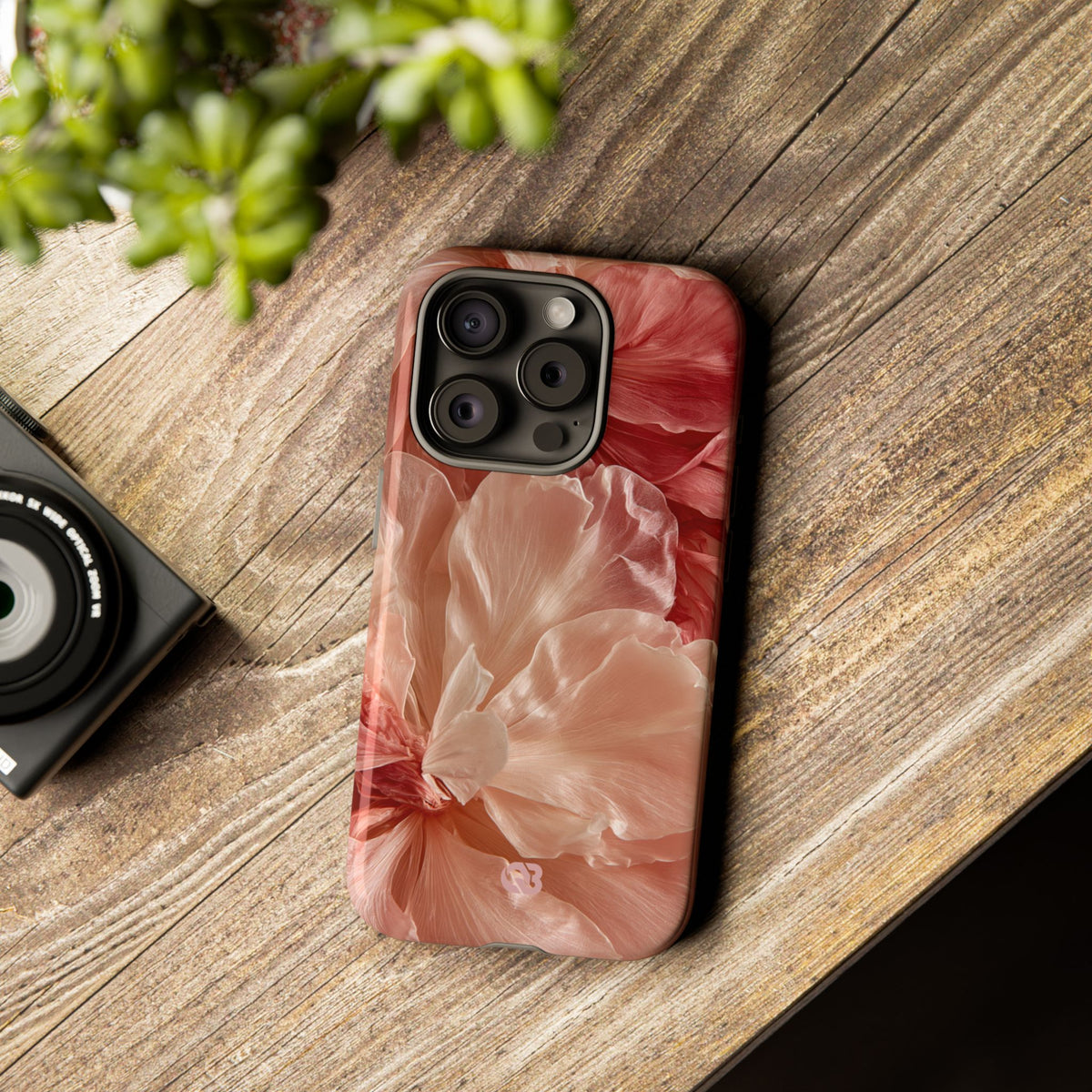 Blush Silk Bloom · Tough Phone Case for iPhone · Pink