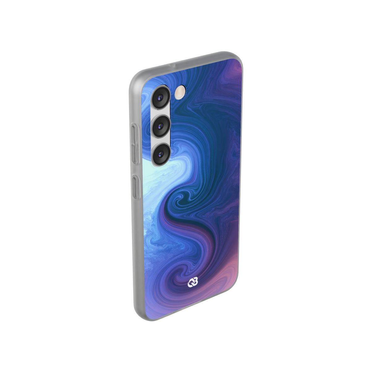 Azure Fluid Swirl · Lite Phone Case for Samsung · Blue