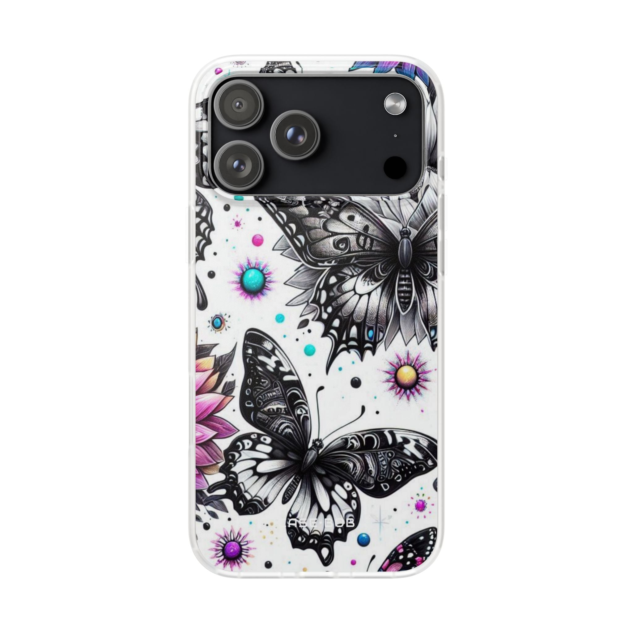 Butterfly Bloom iPhone 17 Pro Max Case - Soft - CASE•BOB