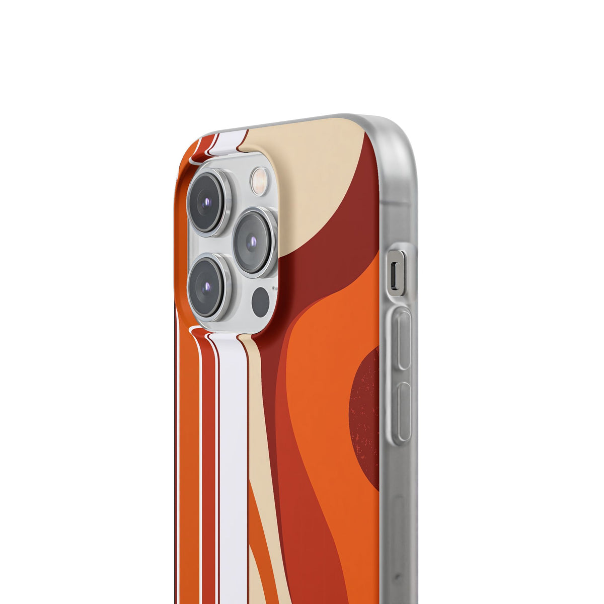 Terracotta Strata · Lite Phone Case for iPhone · Orange