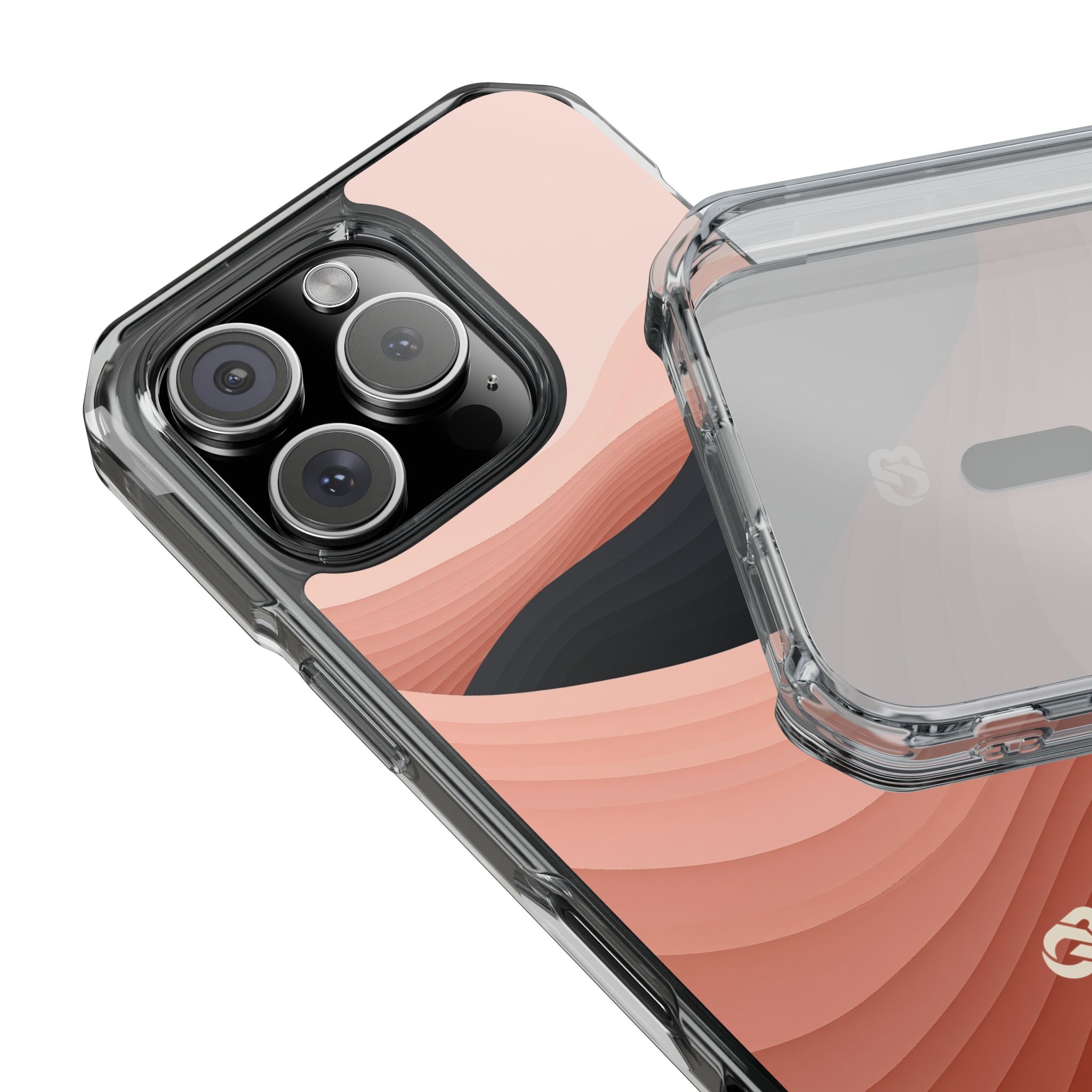 Pink Impact MagSafe Phone Case for iPhone - Dune Shadow Layers