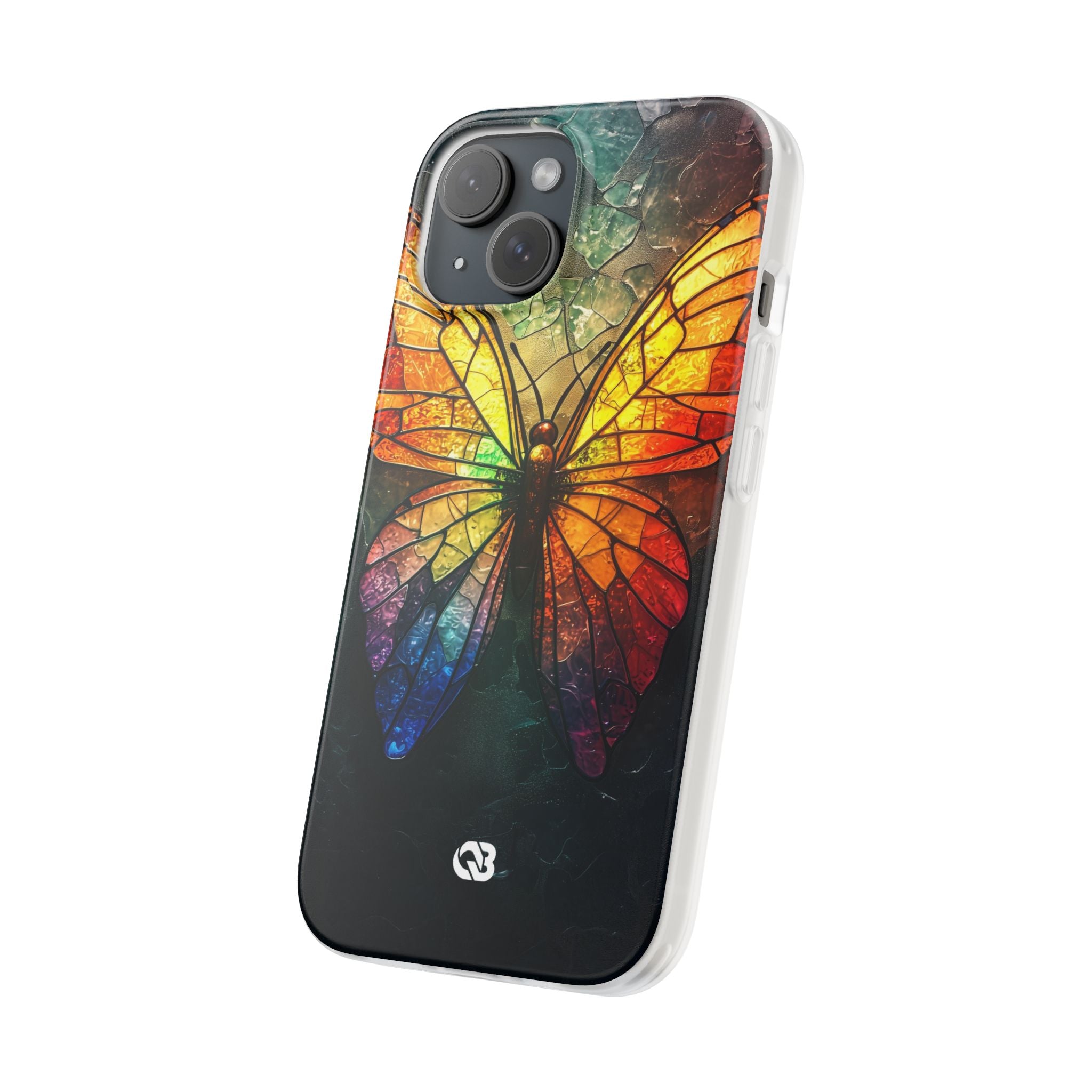 Shattered Prism Butterfly · Soft Phone Case for iPhone