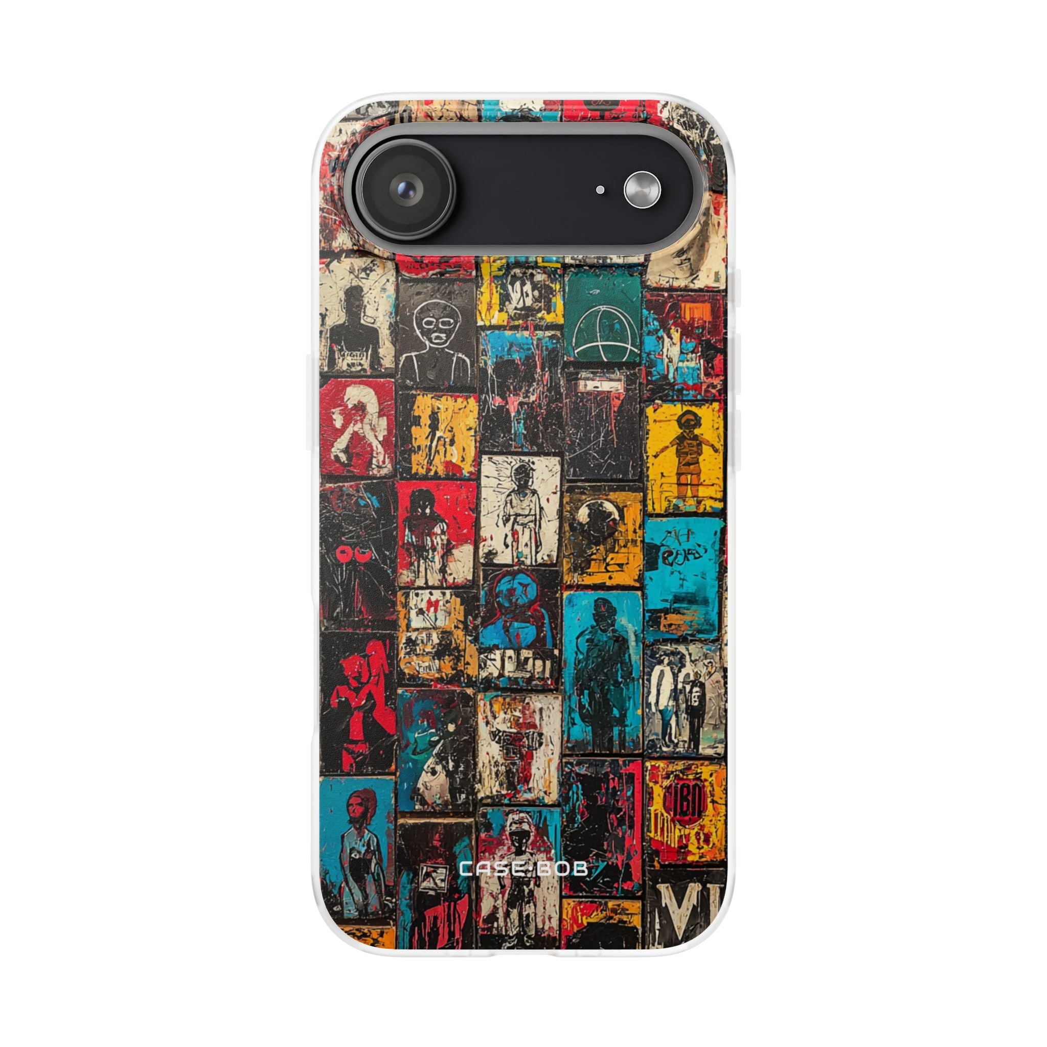 Figured Grid iPhone 17 Air Case - Soft - CASE•BOB