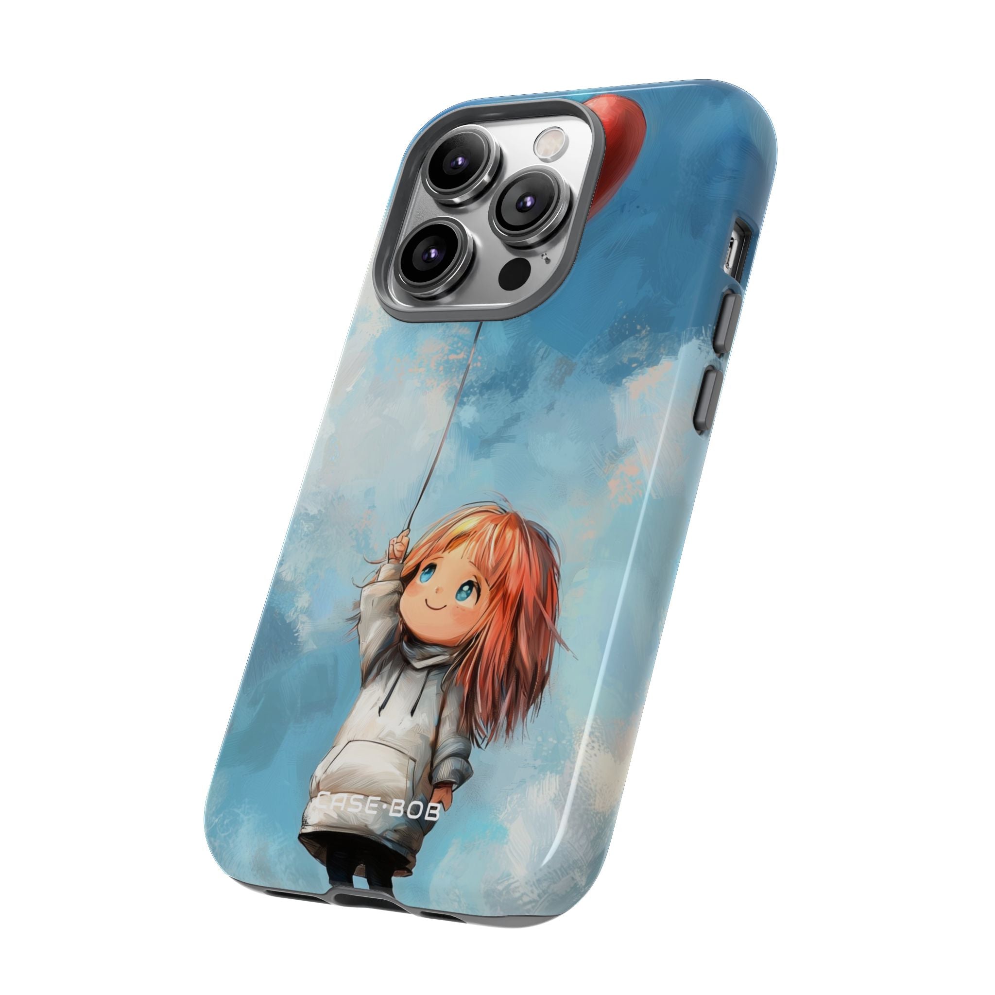 Heart Balloon Whimsy iPhone 14 Pro Case - Tough