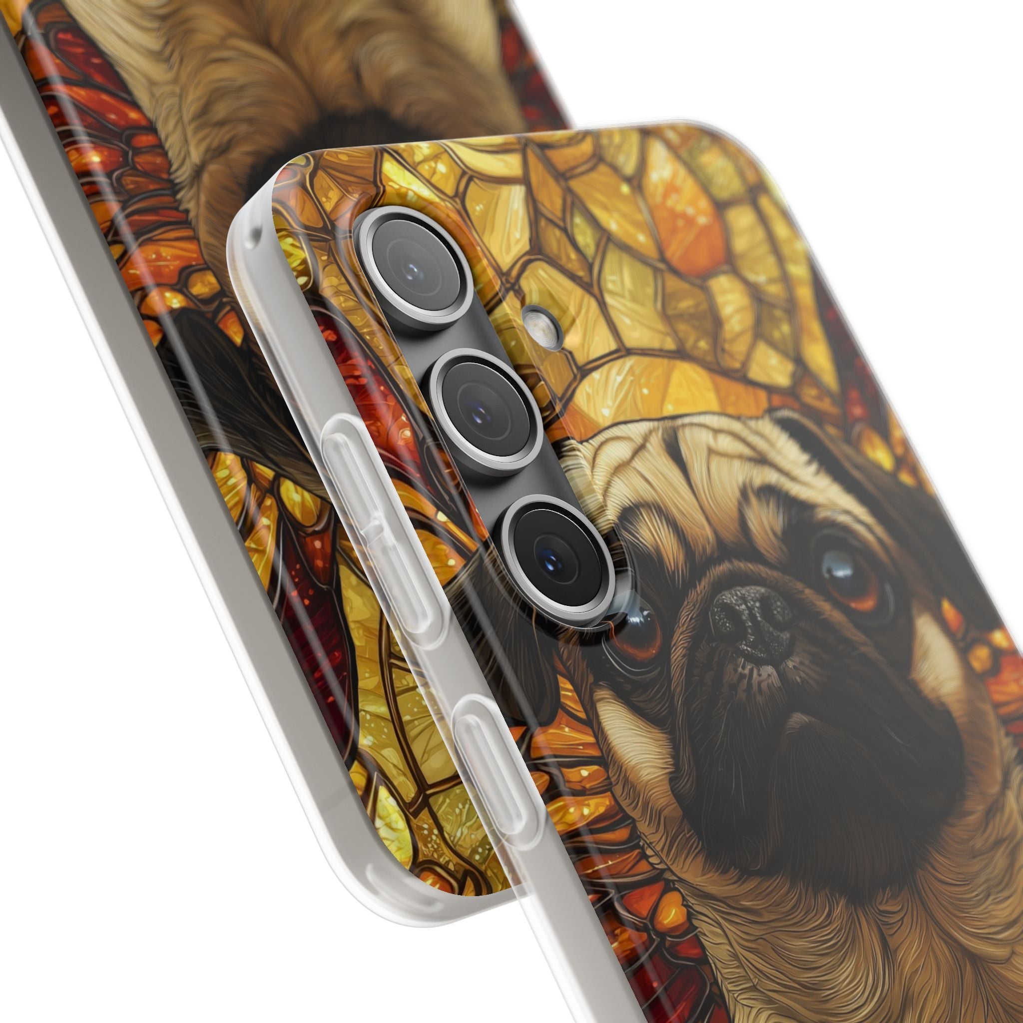 Amber Pug Divinity · Soft Phone Case for Samsung