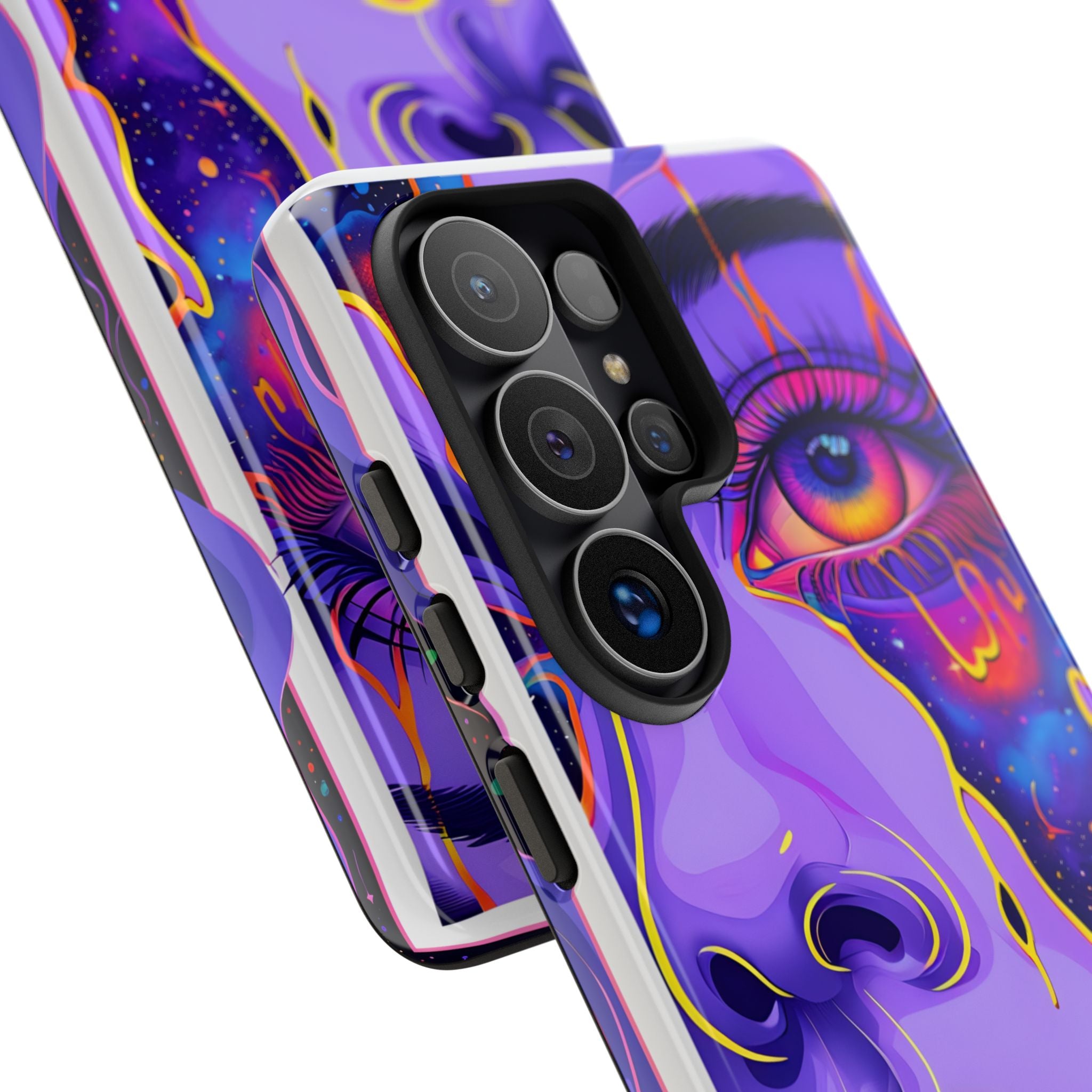 Violet Cosmic Gaze · Tough Custodia per Samsung