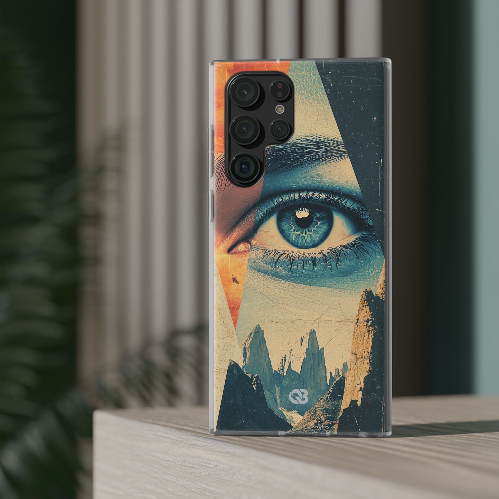 Fragmented Peak Gaze · Coque de téléphone Soft pour Samsung