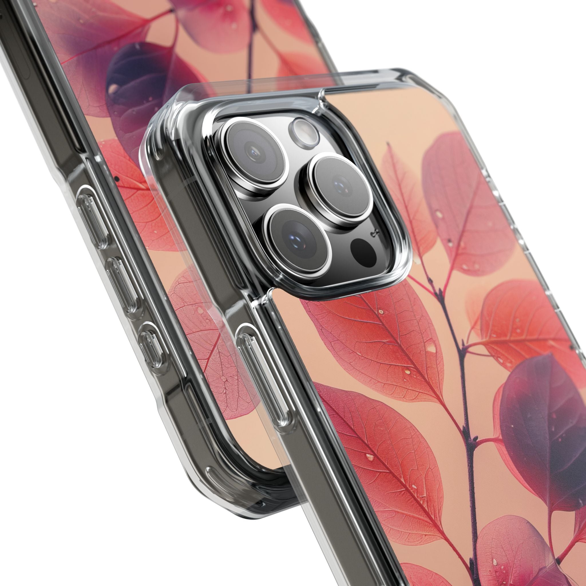 Dewy Magenta Foliage · Impact Phone Case for iPhone · Magsafe