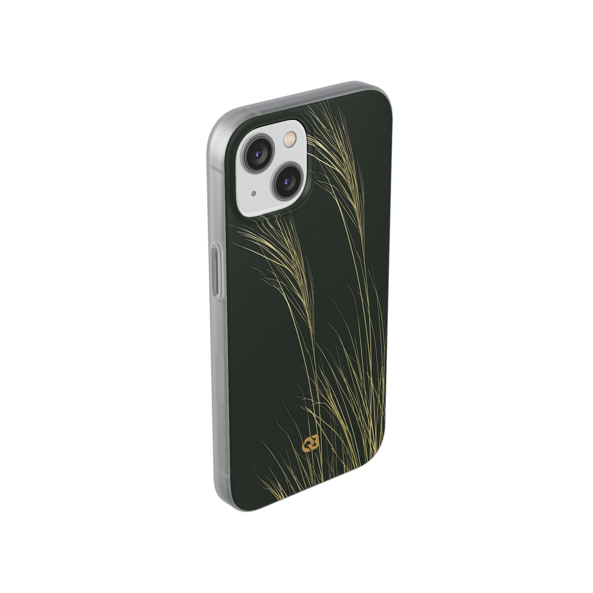 Green Lite Phone Case for iPhone - Midnight Gilded Grass