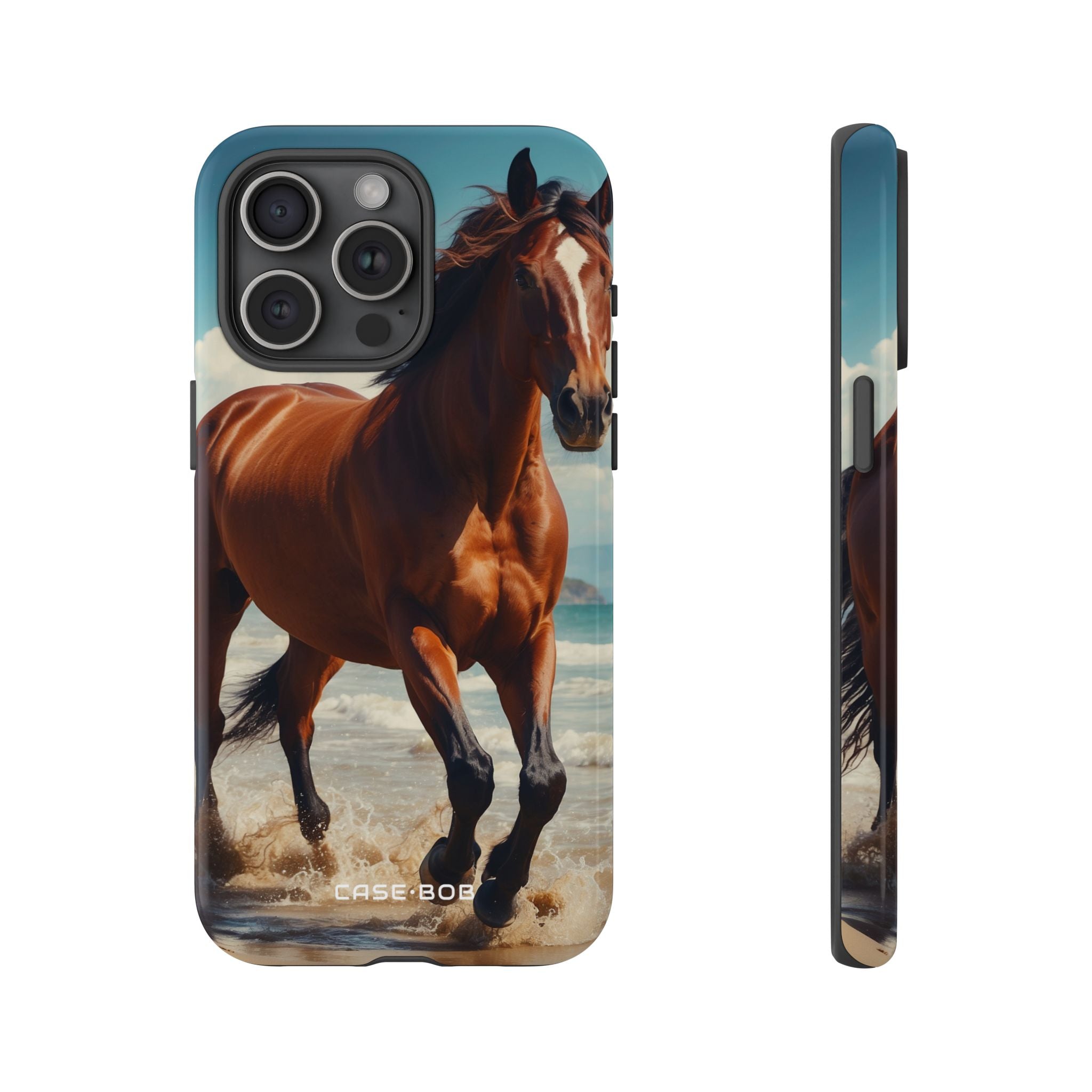 Blazing Horse iPhone 15 Pro Max Case - Tough