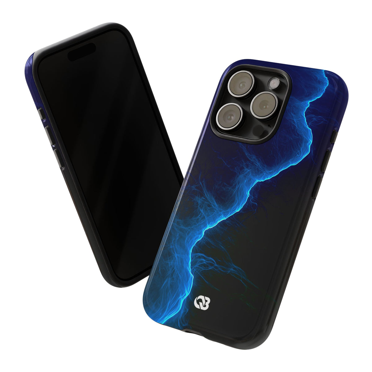 Electric Azure Drift · Tough Phone Case for iPhone · Blue