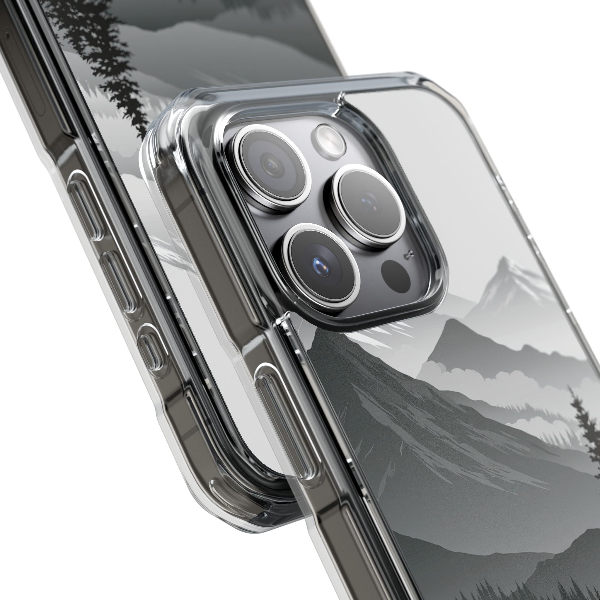 Grey Impact MagSafe Phone Case for iPhone - Granite Ridge Mist