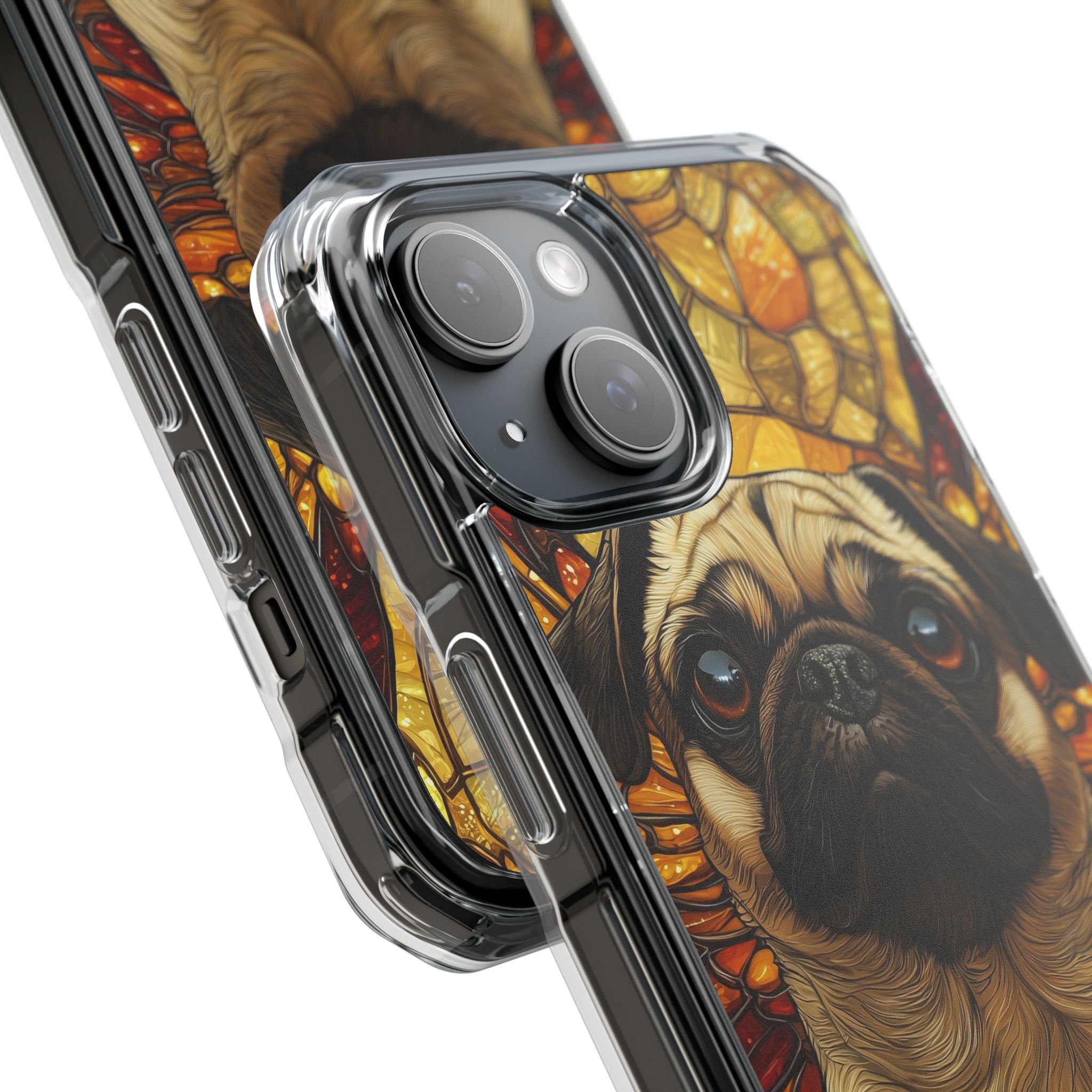 Amber Pug Divinity · Impact Phone Case for iPhone · Magsafe