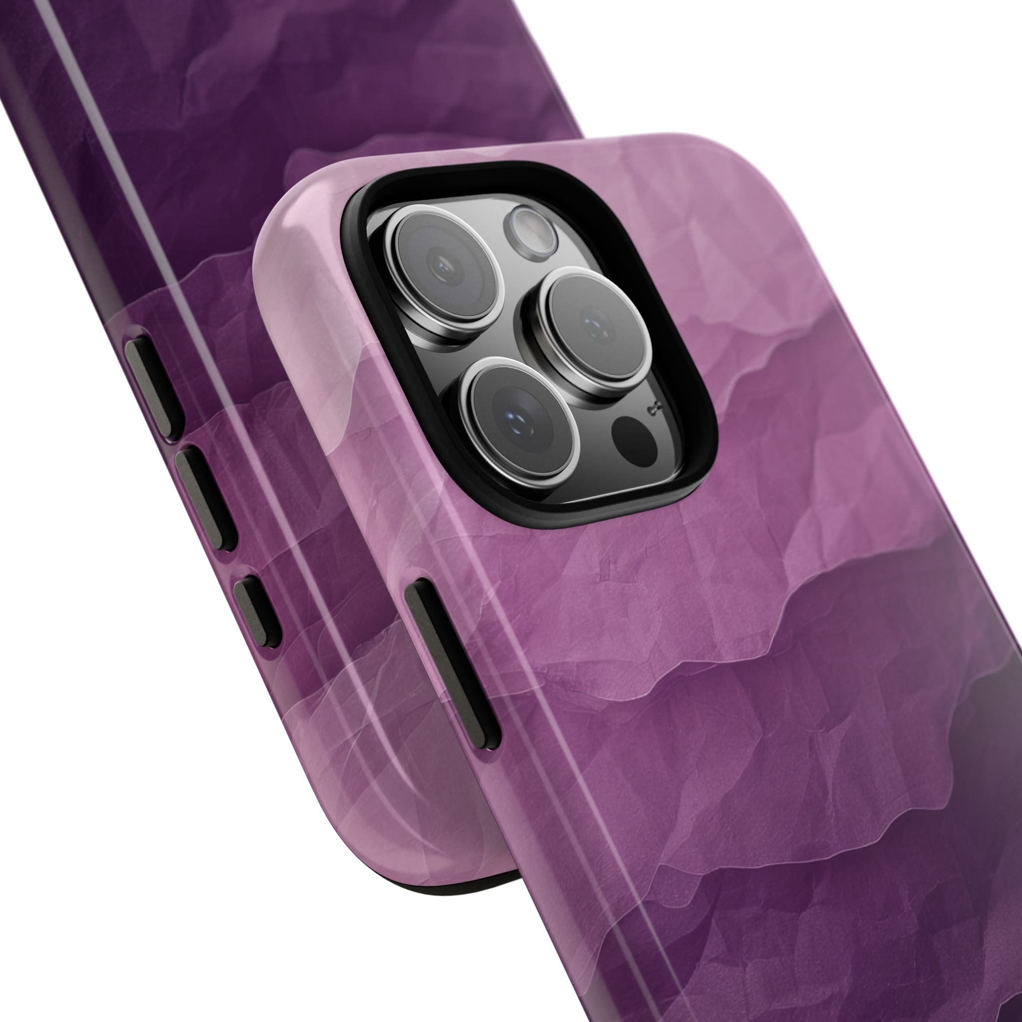 Purple Wave Layers iPhone 16 Pro Max Case - Tough