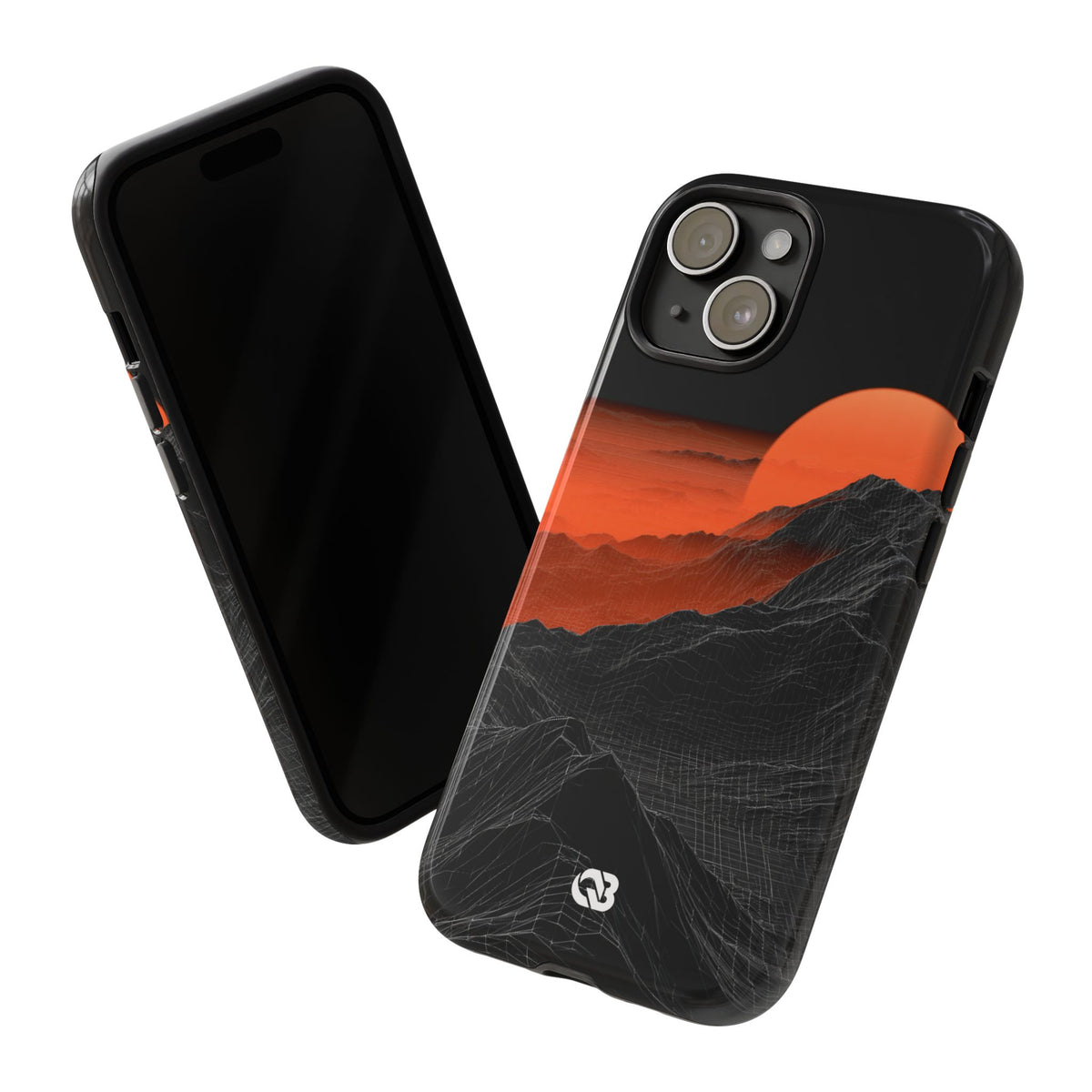 Solar Ridge Mesh · Tough Phone Case for iPhone · Black