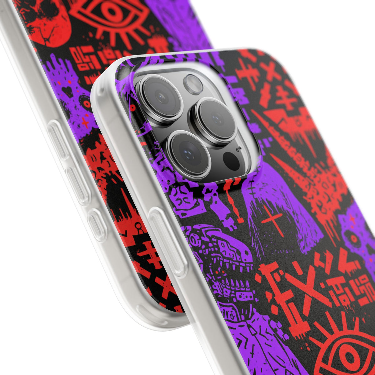 Underground Cyber Glyphs · Lite Phone Case for iPhone · Black