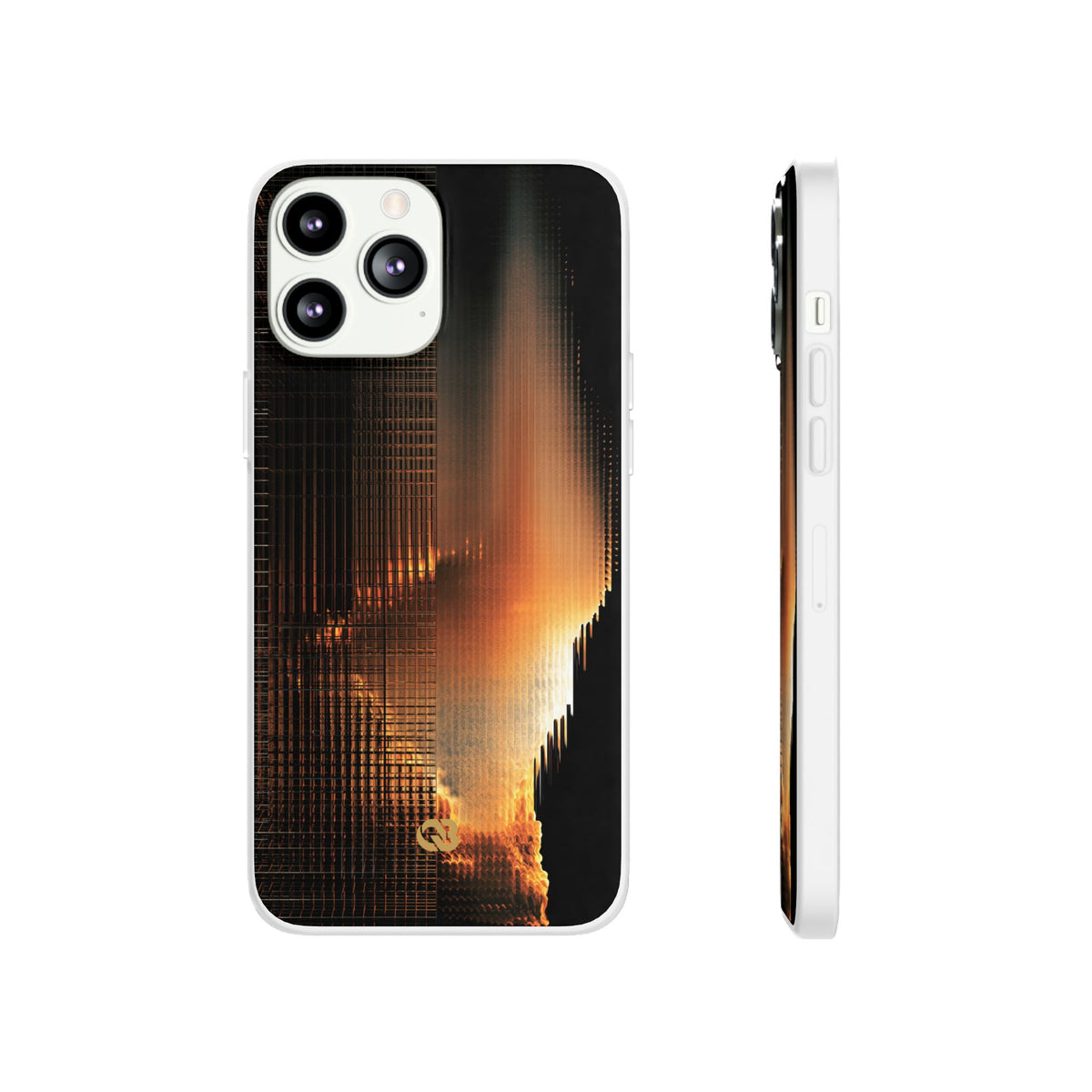 Luminous Grid · Lite Phone Case for iPhone · Black