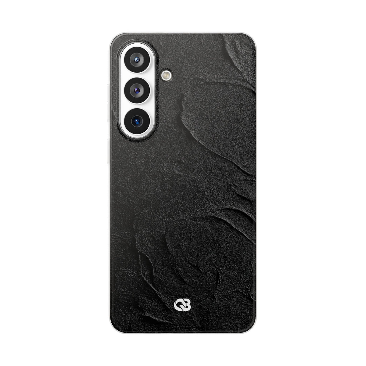 Obsidian Stucco Relief · Lite Phone Case for Samsung · Black