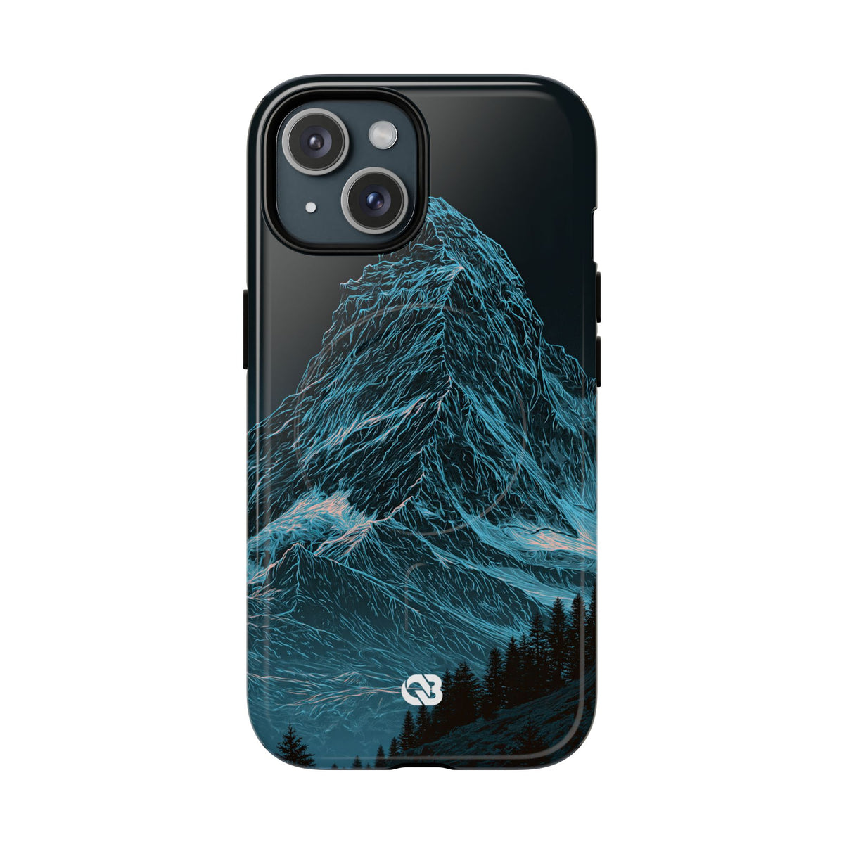 Glacial Alpine Peak · Tough 2.0 Magnetic Phone Case for iPhone · Blue