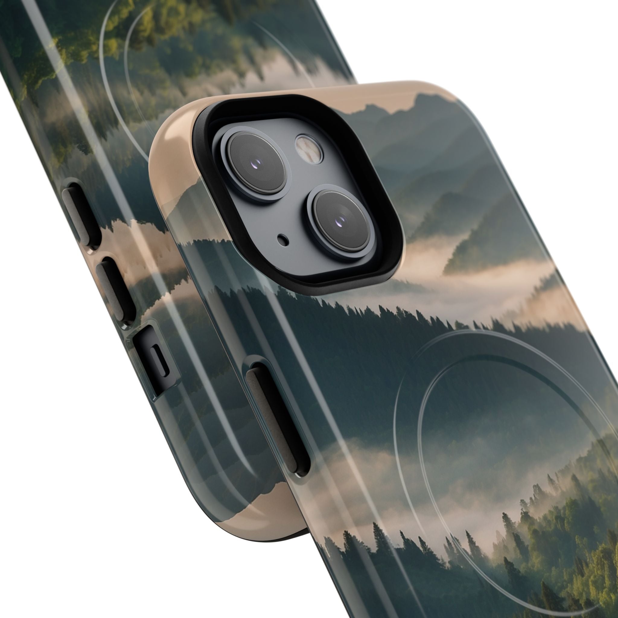 Foggy Mountain Ridge · Tough+ Hoesje voor iPhone · Magsafe