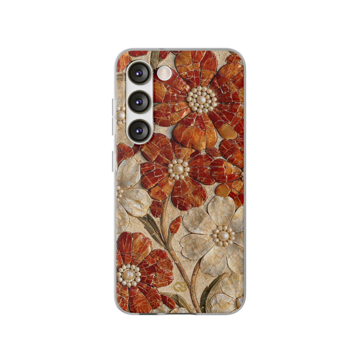 Carnelian Pearl Bloom · Lite Phone Case for Samsung · Orange