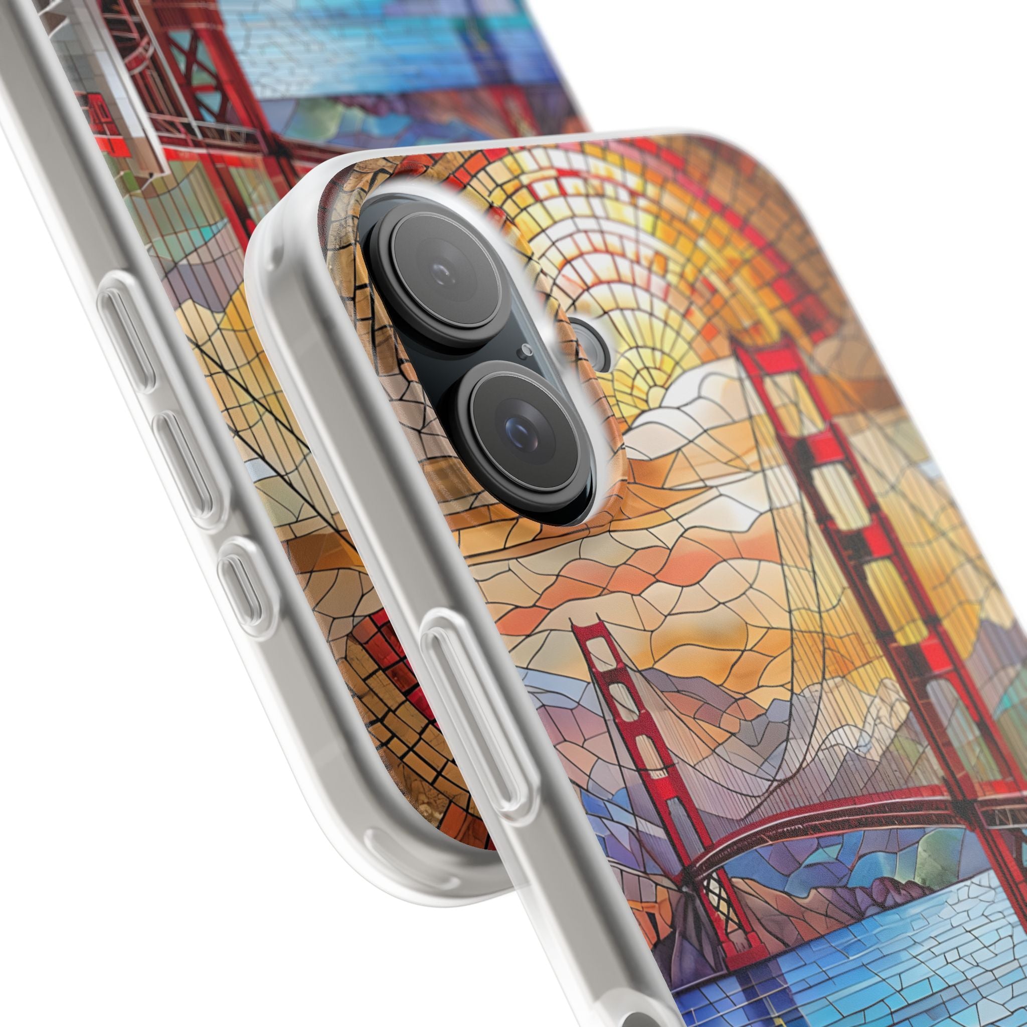 Crimson Arch Coast · Soft Custodia per iPhone