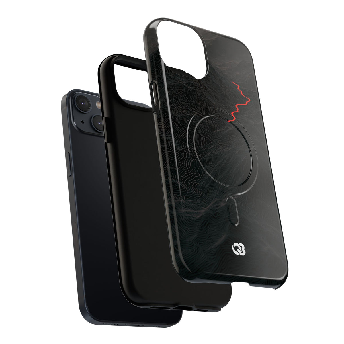 Crimson Ridge Pass · Tough 2.0 Magnetic Phone Case for iPhone · Black