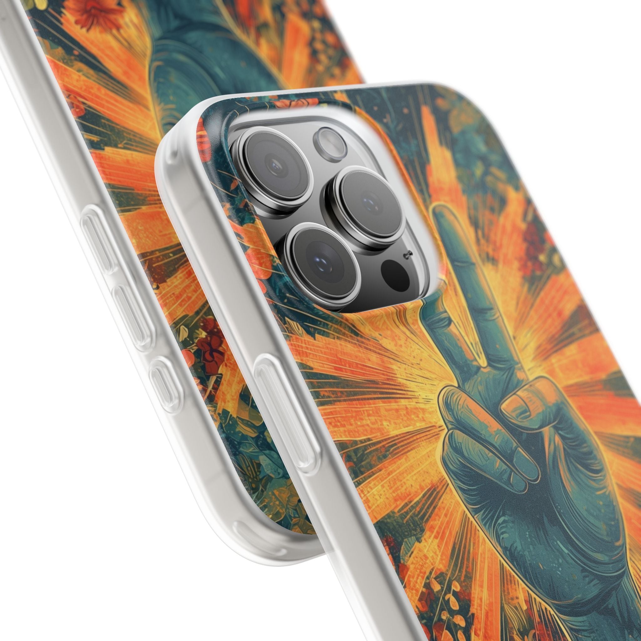 Radiant Peace Bloom · Soft Phone Case for iPhone