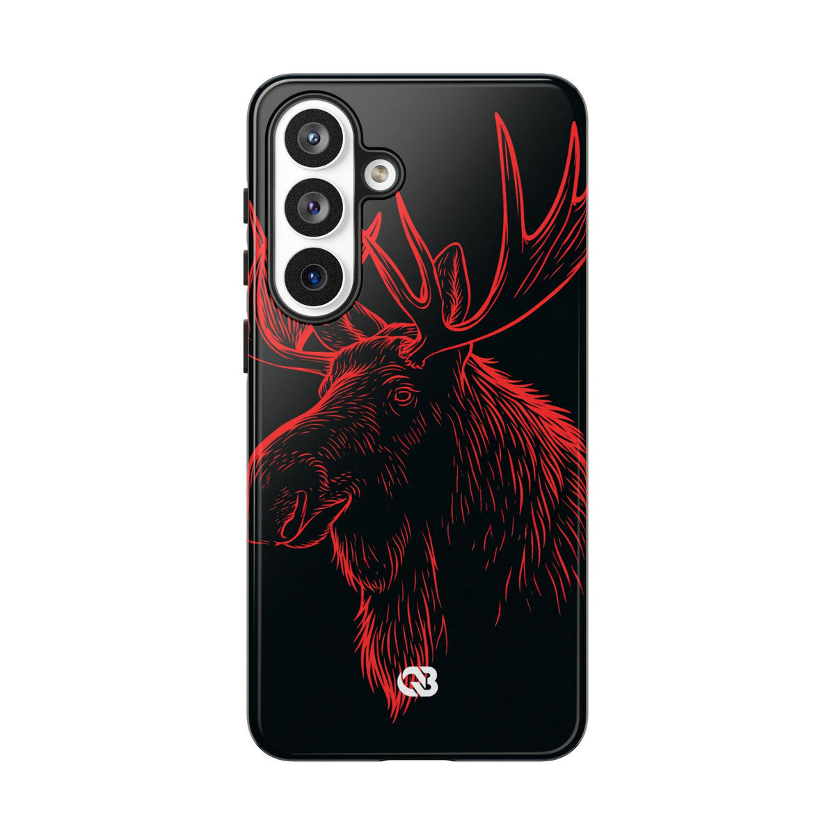 Nordic Elk · Tough Phone Case for Samsung · Black