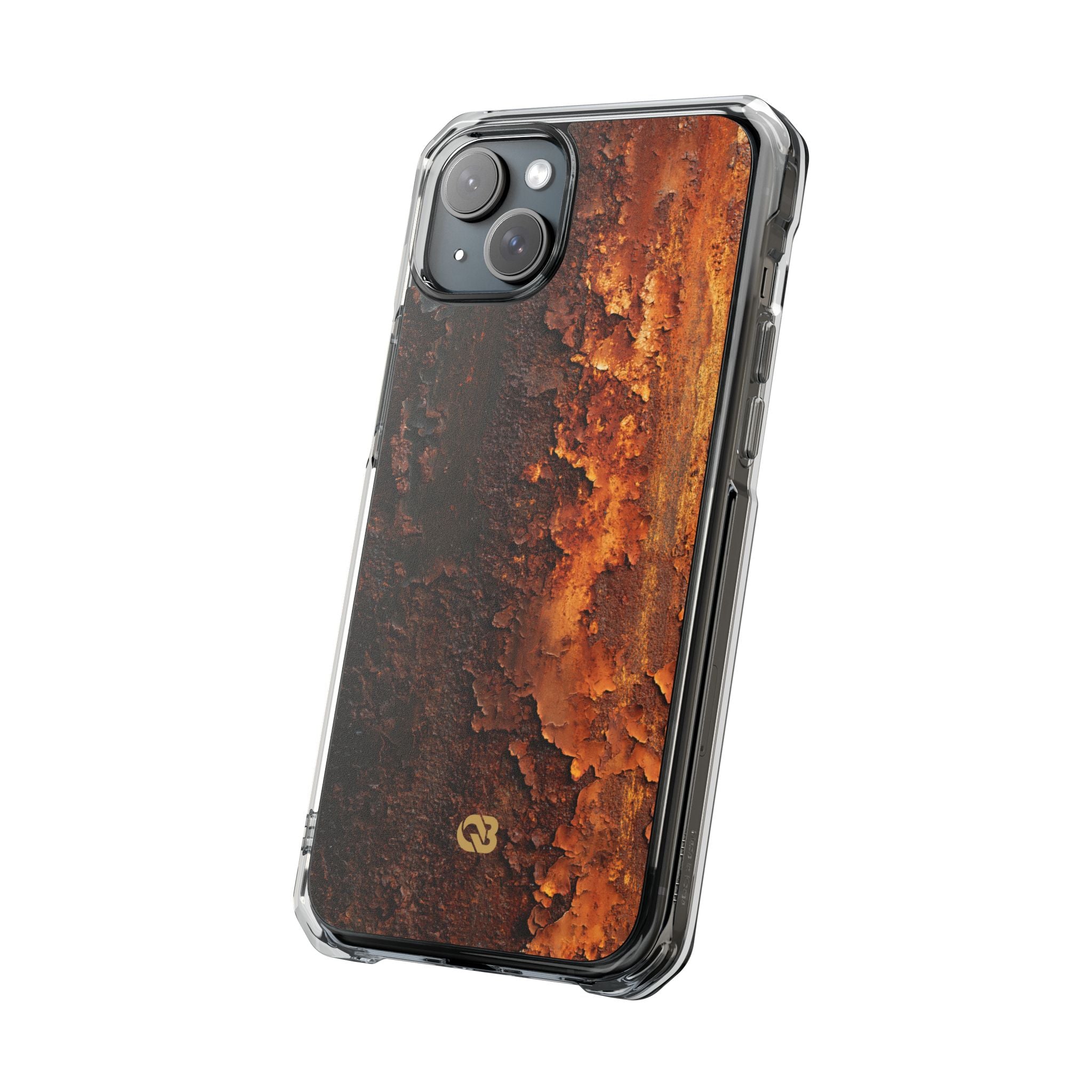 Orange Impact MagSafe Phone Case for iPhone - Oxidized Iron Crust