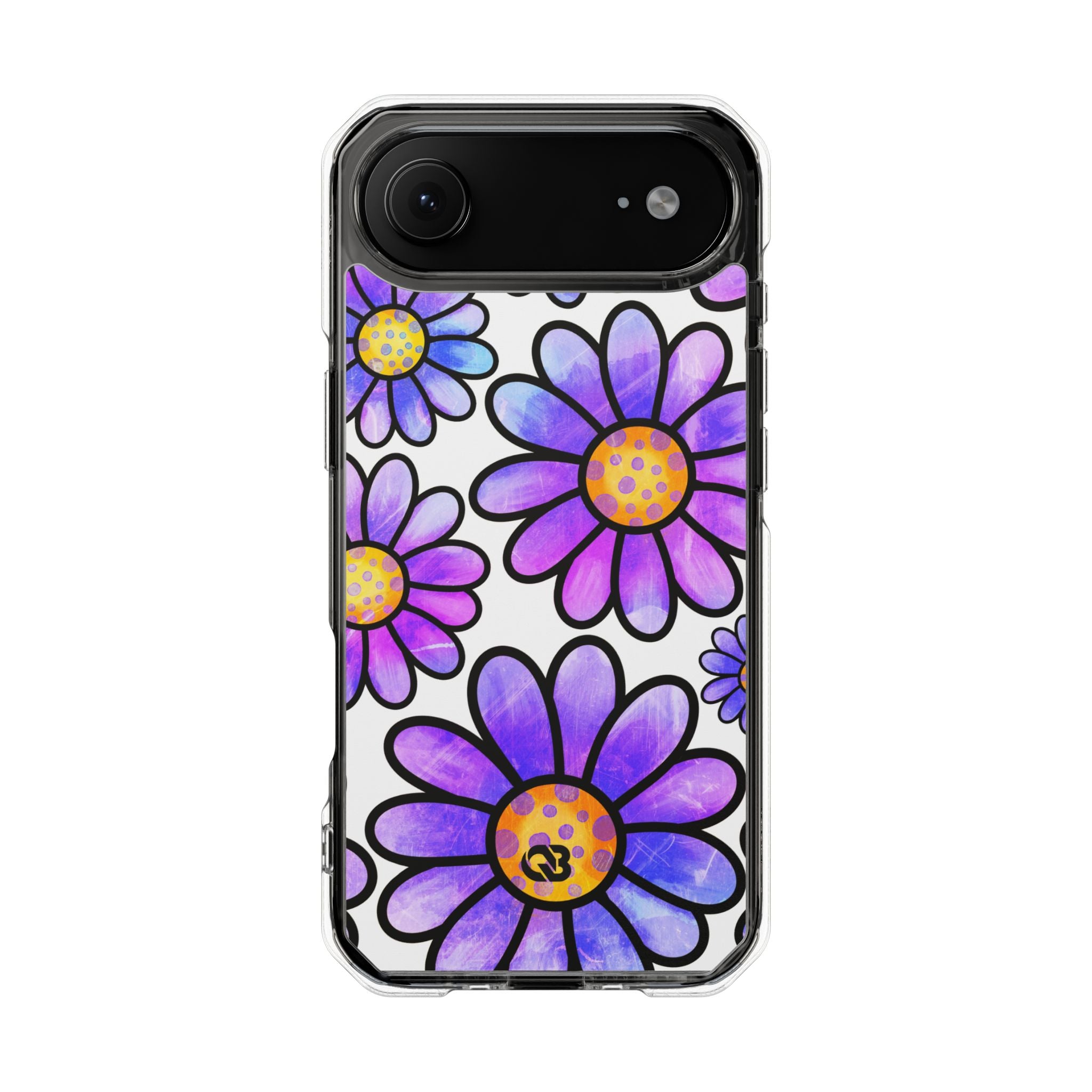 Violet Grunge Bloom · Impact Phone Case for iPhone · Magsafe