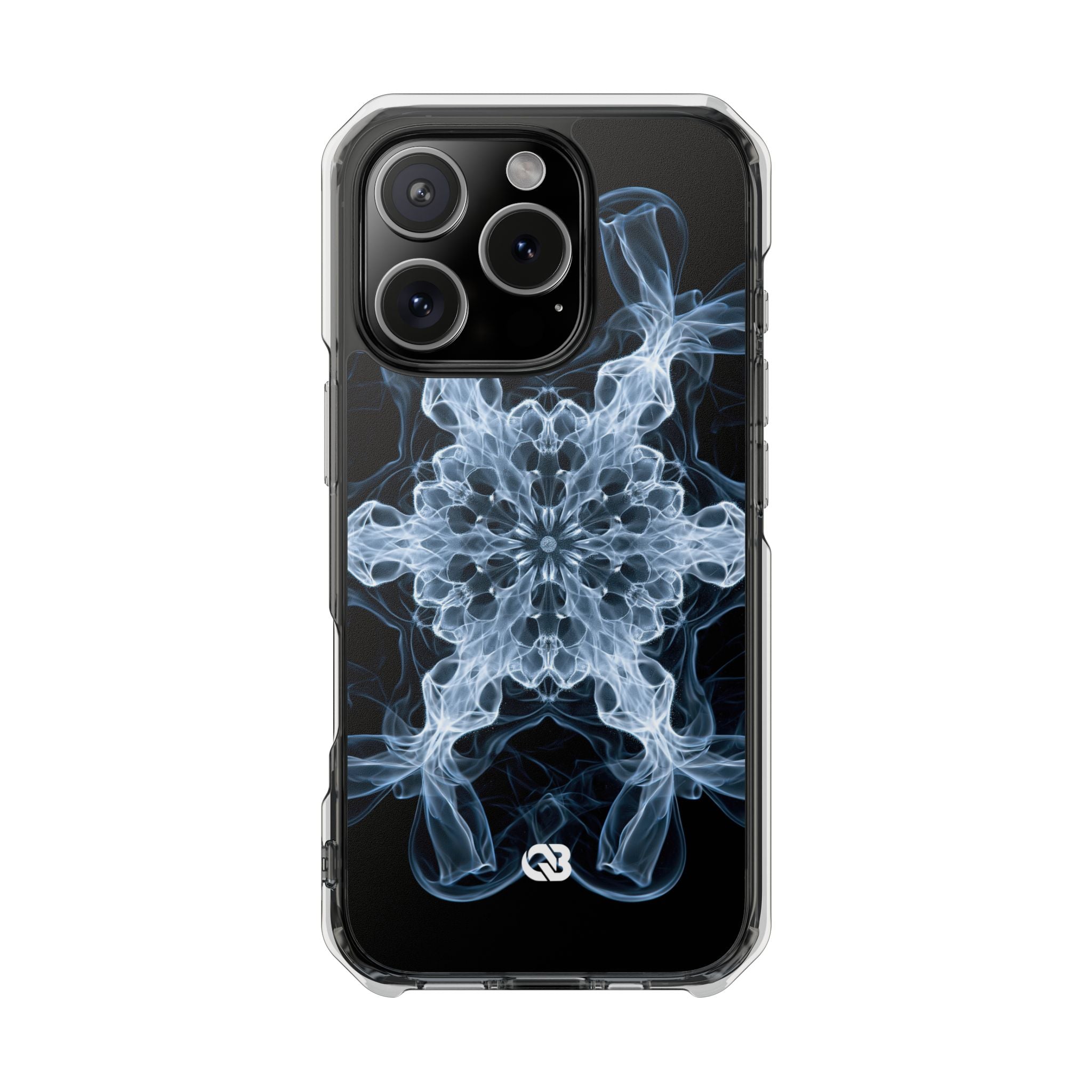 Blue Impact MagSafe Phone Case for iPhone - Glacial Smoke Crown