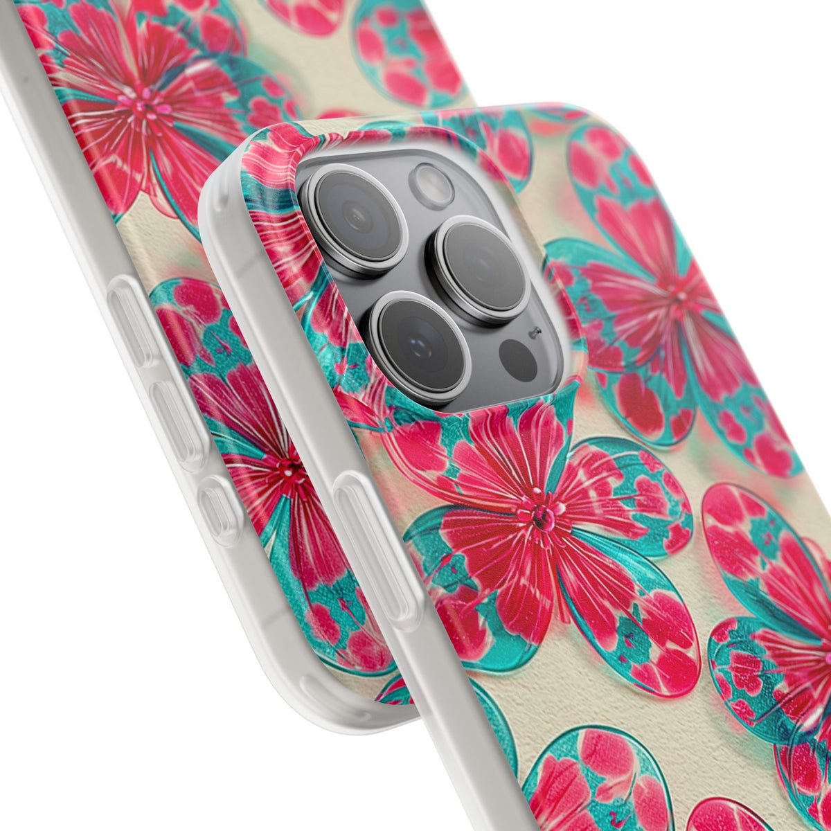 Lucite Jelly Bloom · Lite Phone Case for iPhone · Pink