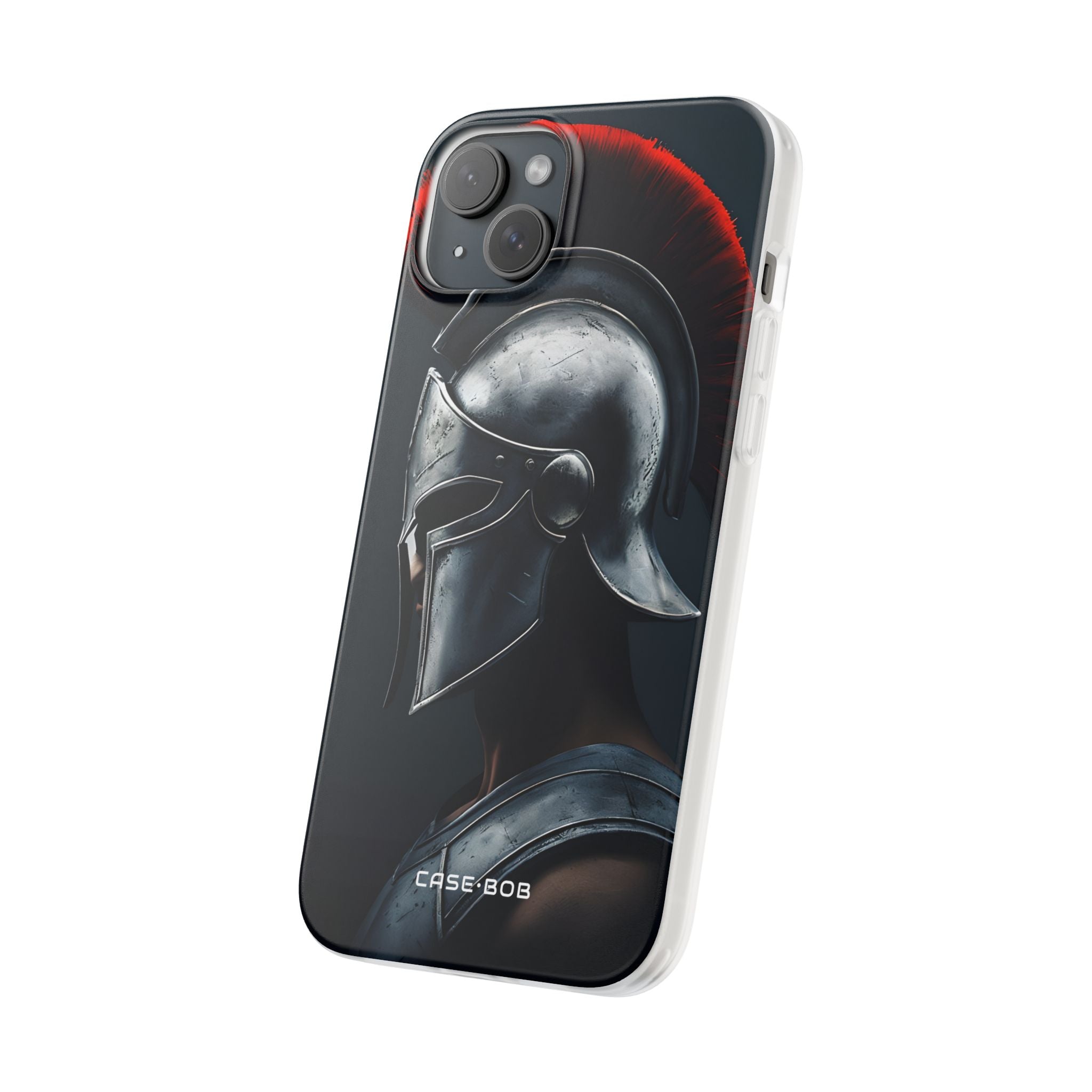 Sølv Centurion iPhone 15 Plus Cover - Blød