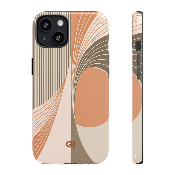 Terracotta Meridian · Tough Phone Case for iPhone · Orange