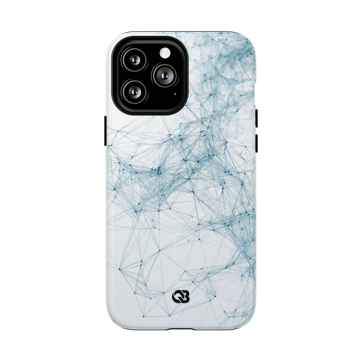 Neural Lattice · Tough 2.0 Magnetic Phone Case for iPhone · White