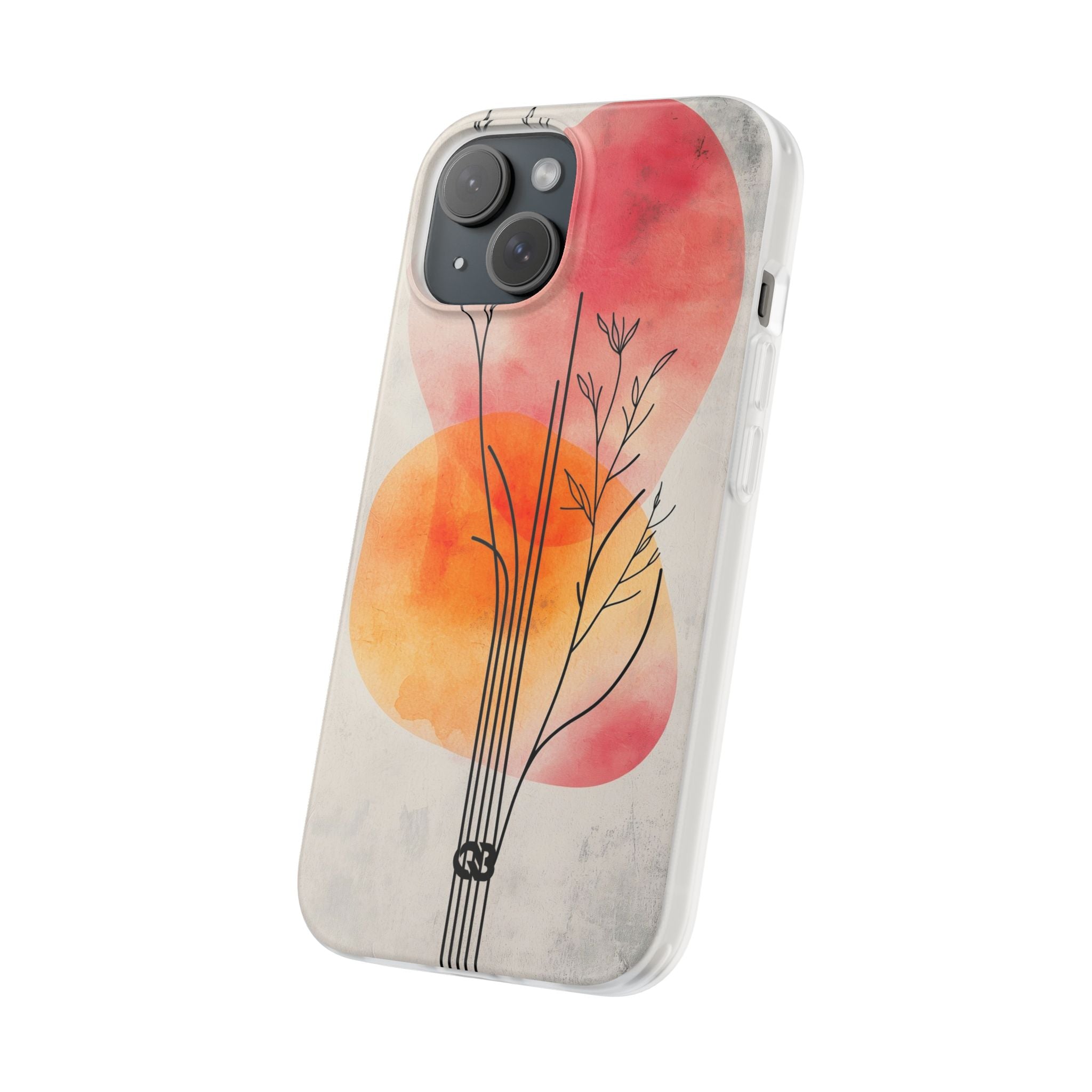 Crimson Bloom Lineage · Soft Phone Case for iPhone